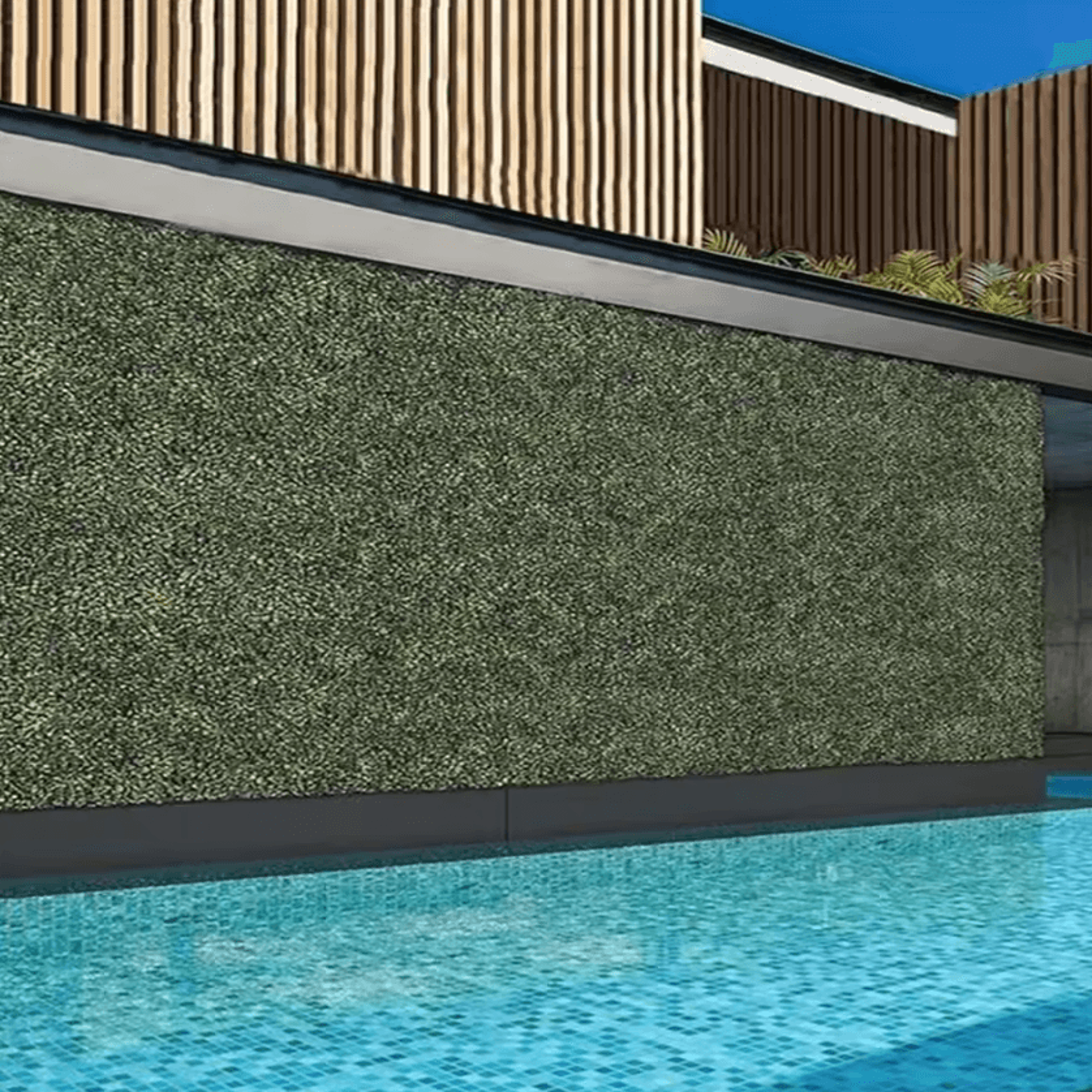 Artificial Grass Wall Panel Privacy Fence For Indoor And Outdoor Decor 2