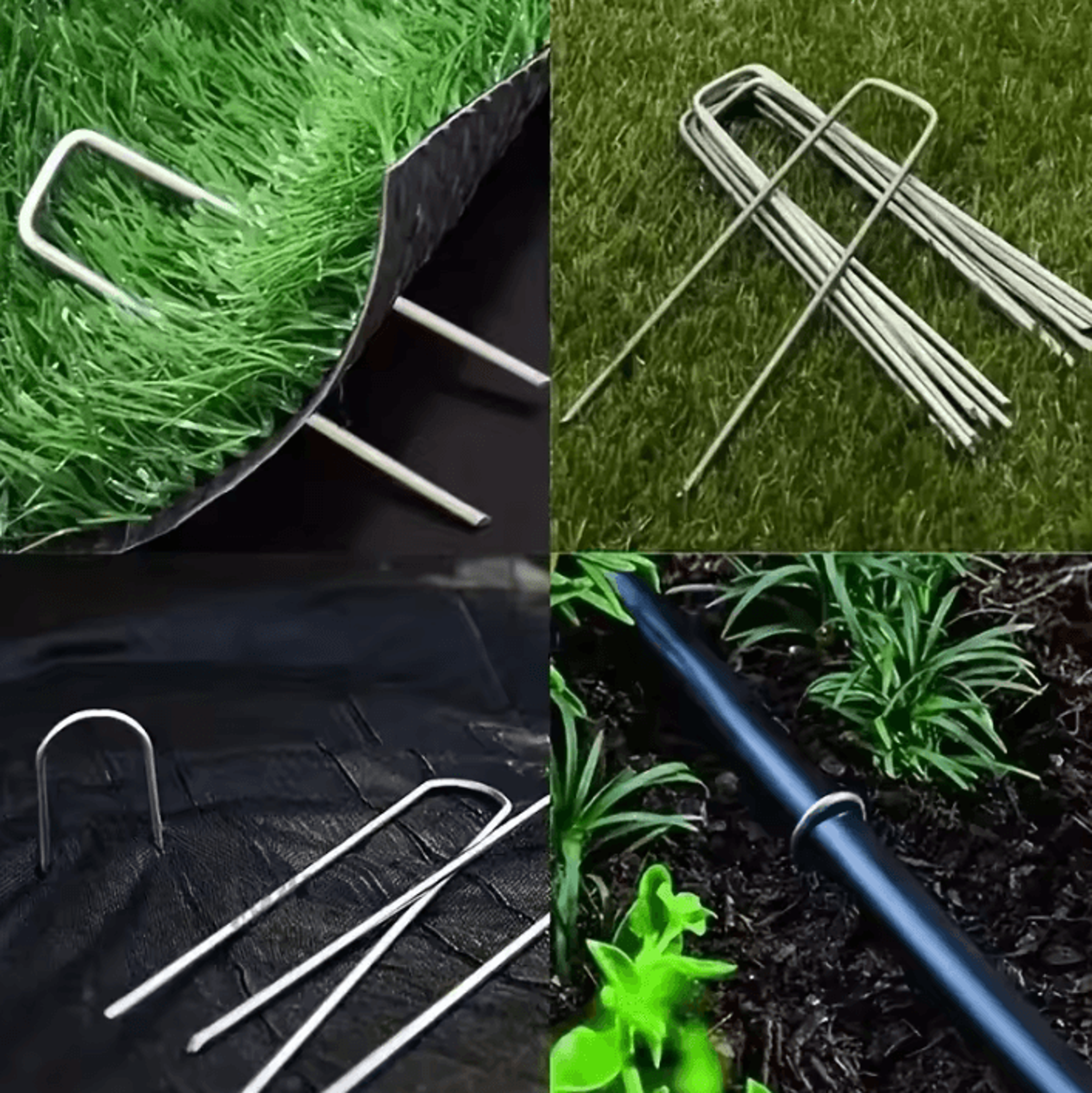 Heavy Duty U Shape Garden Staples For Landscape And Ground Anchoring 2