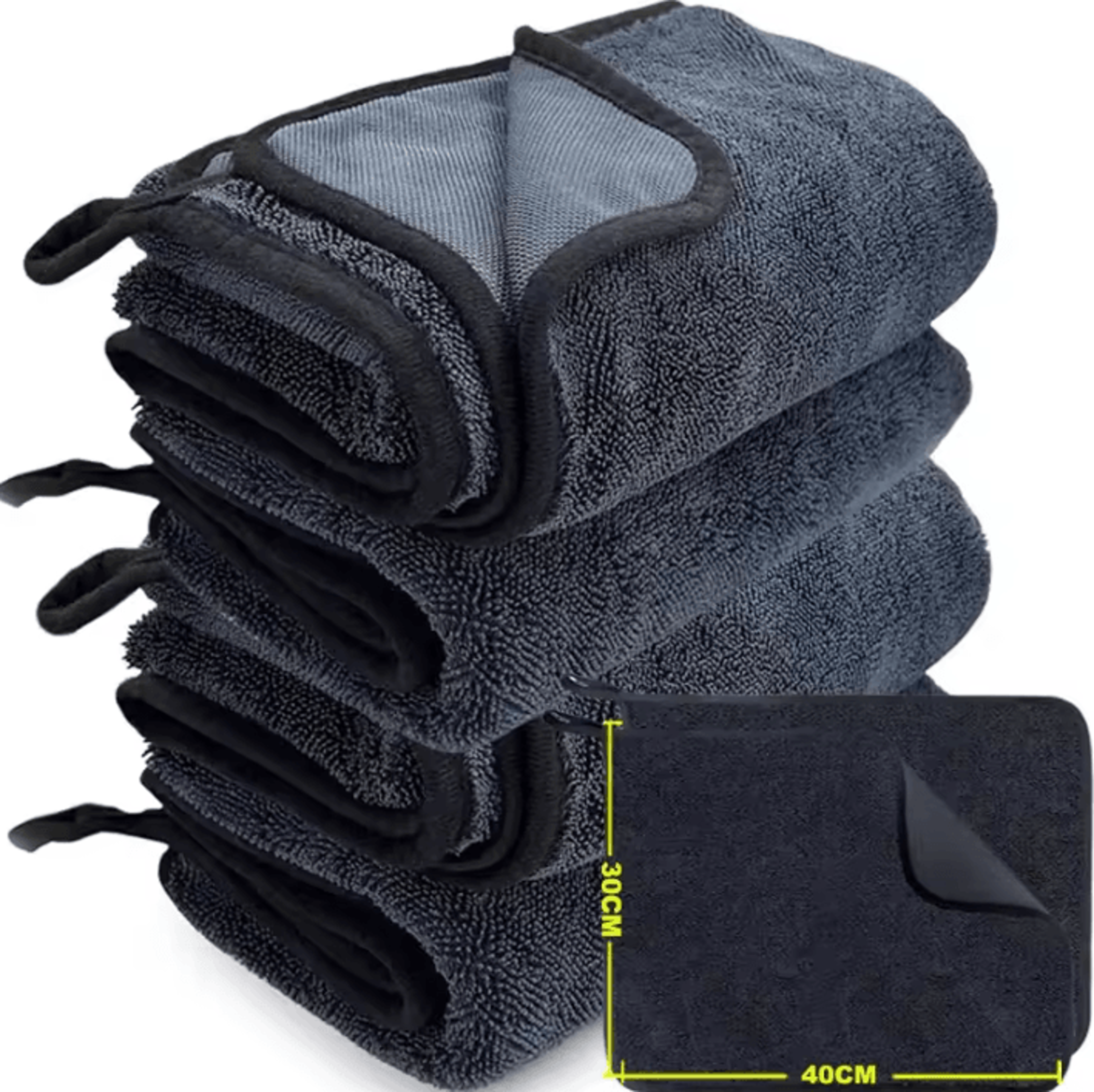 1200GSM Double Sided Microfiber Car Drying Towel Ultra Absorbent Car Detailing Cloth 6