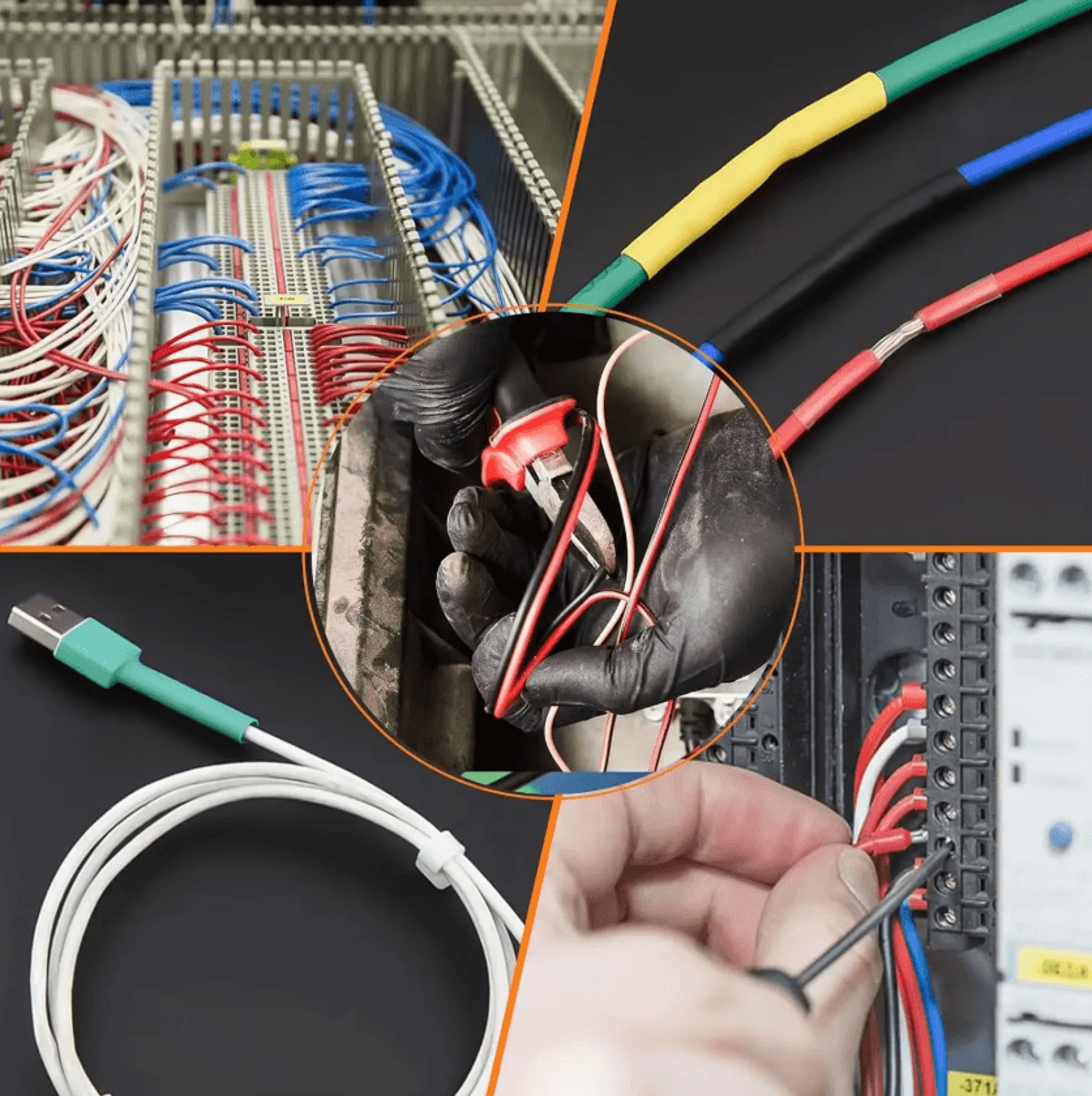 Heat Shrink Tubing Kit Assorted Electrical Wire Insulation Sleeves For Cable Repair And Wire Protec 1