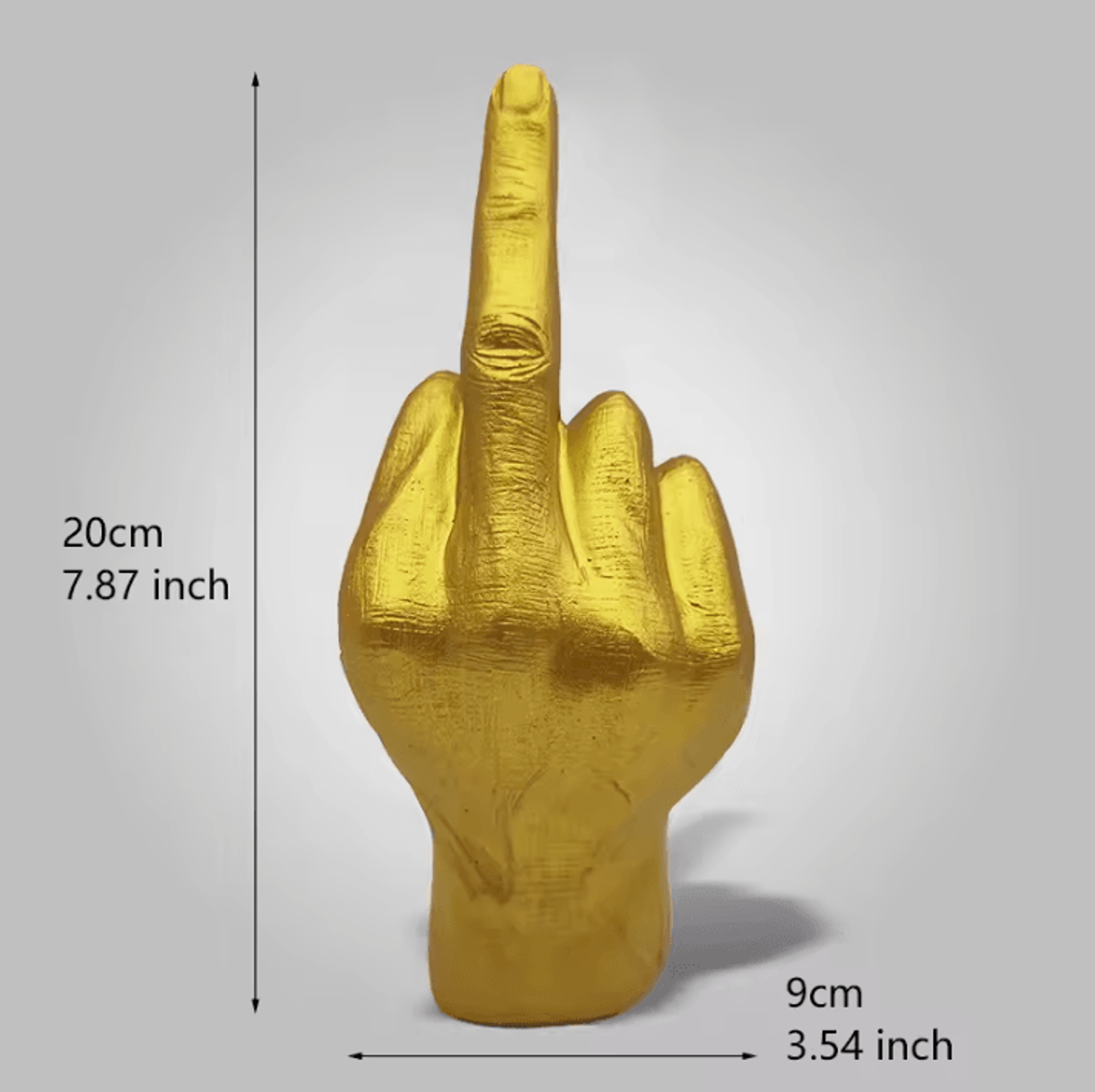 Funny Middle Finger Resin Statue Decorative Desktop Sculpture For Home Office And Novelty Decor 6