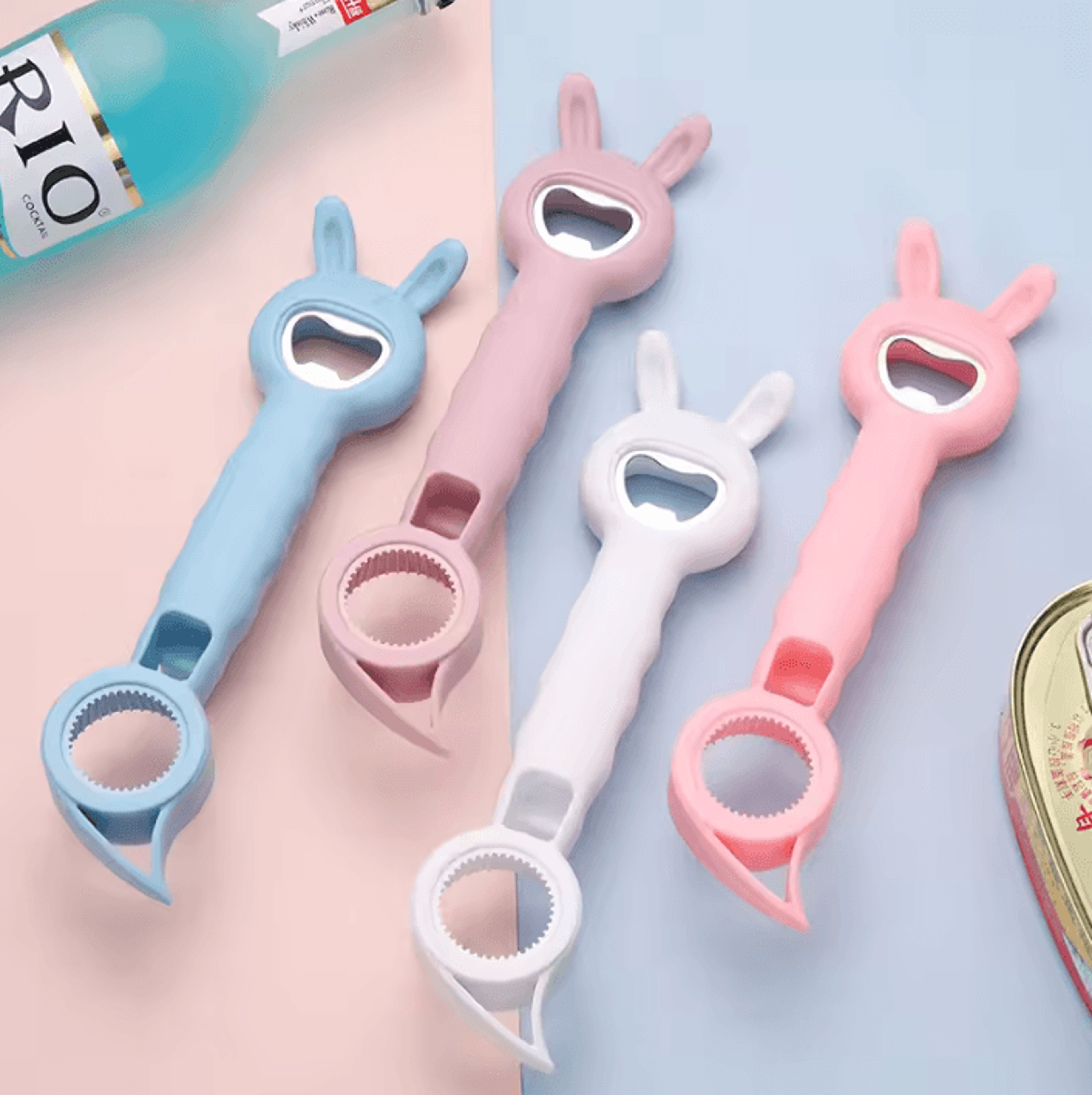 4 In 1 Multi Function Can And Bottle Opener Jar Lid Twist Opener For Kitchen 1
