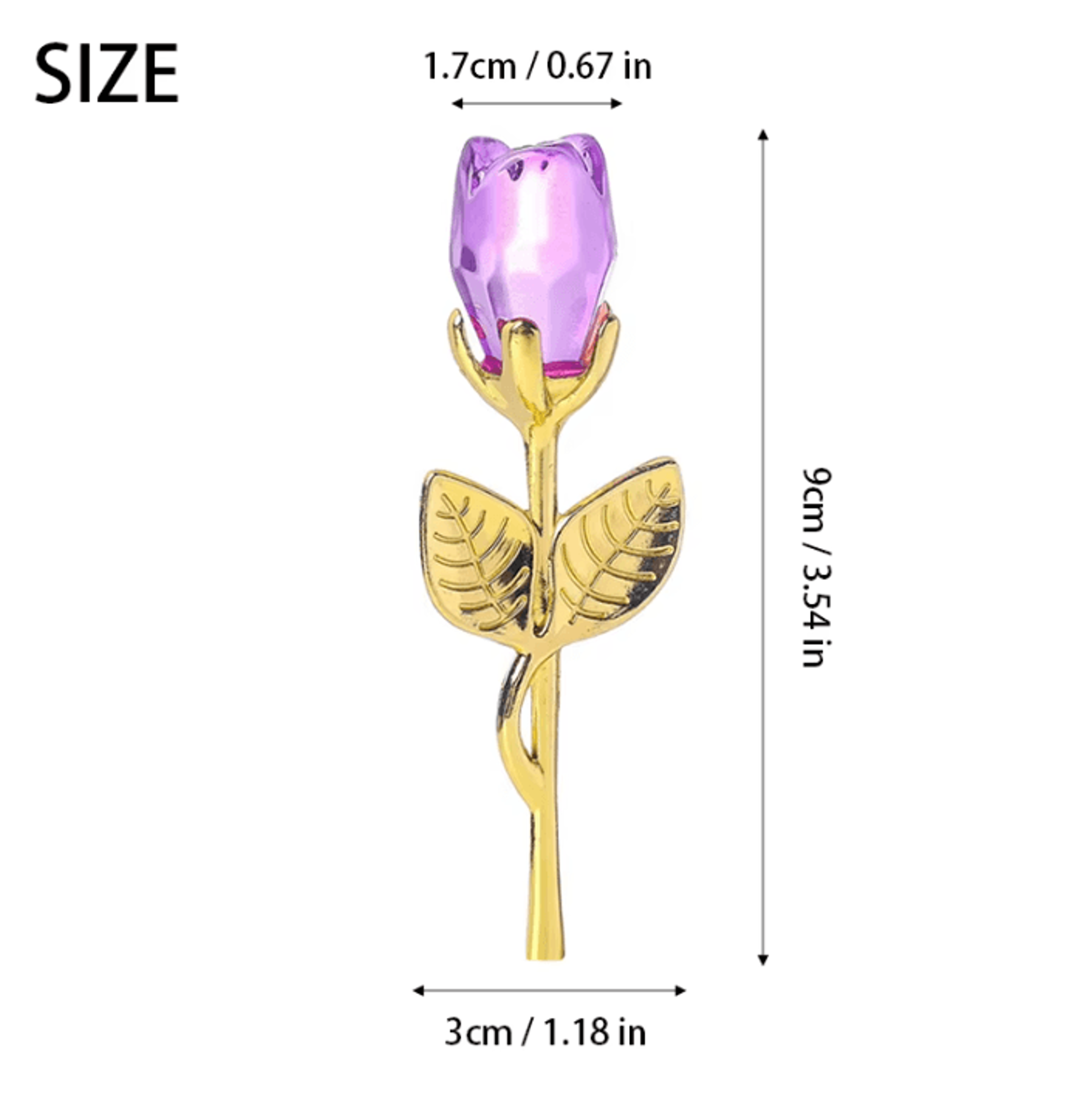 Crystal Rose Artificial Flower Gold And Silver Romantic Gift With Box For Wedding Valentine And Hom 1