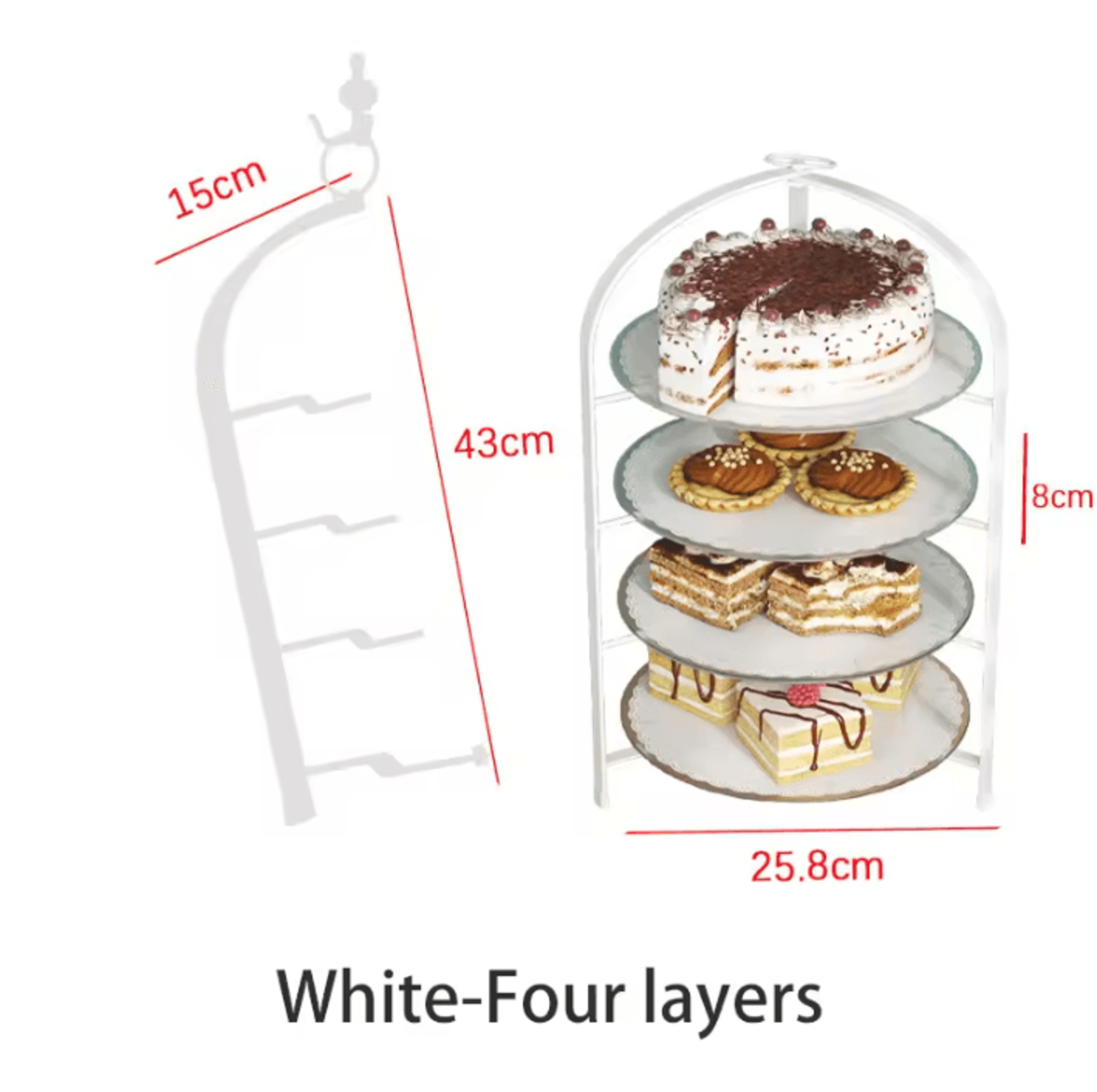 34Tier Kitchen Storage Rack Foldable WallMounted Vegetable And Side Dish Organizer NoDrill 4