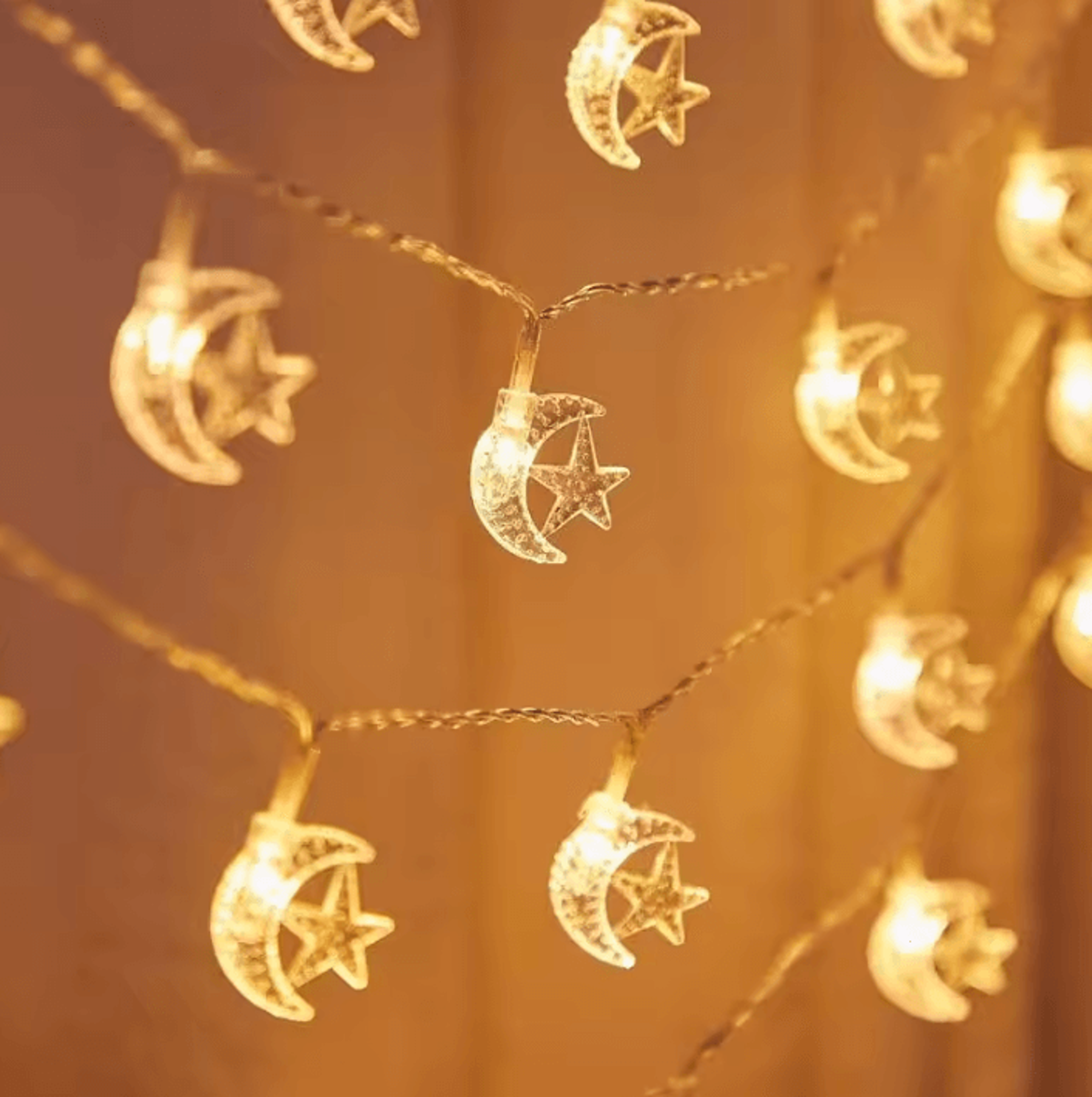 3M Star Moon String Lights 20 LED BatteryPowered Decorative Lights For Ramadan Weddings And Home De 3