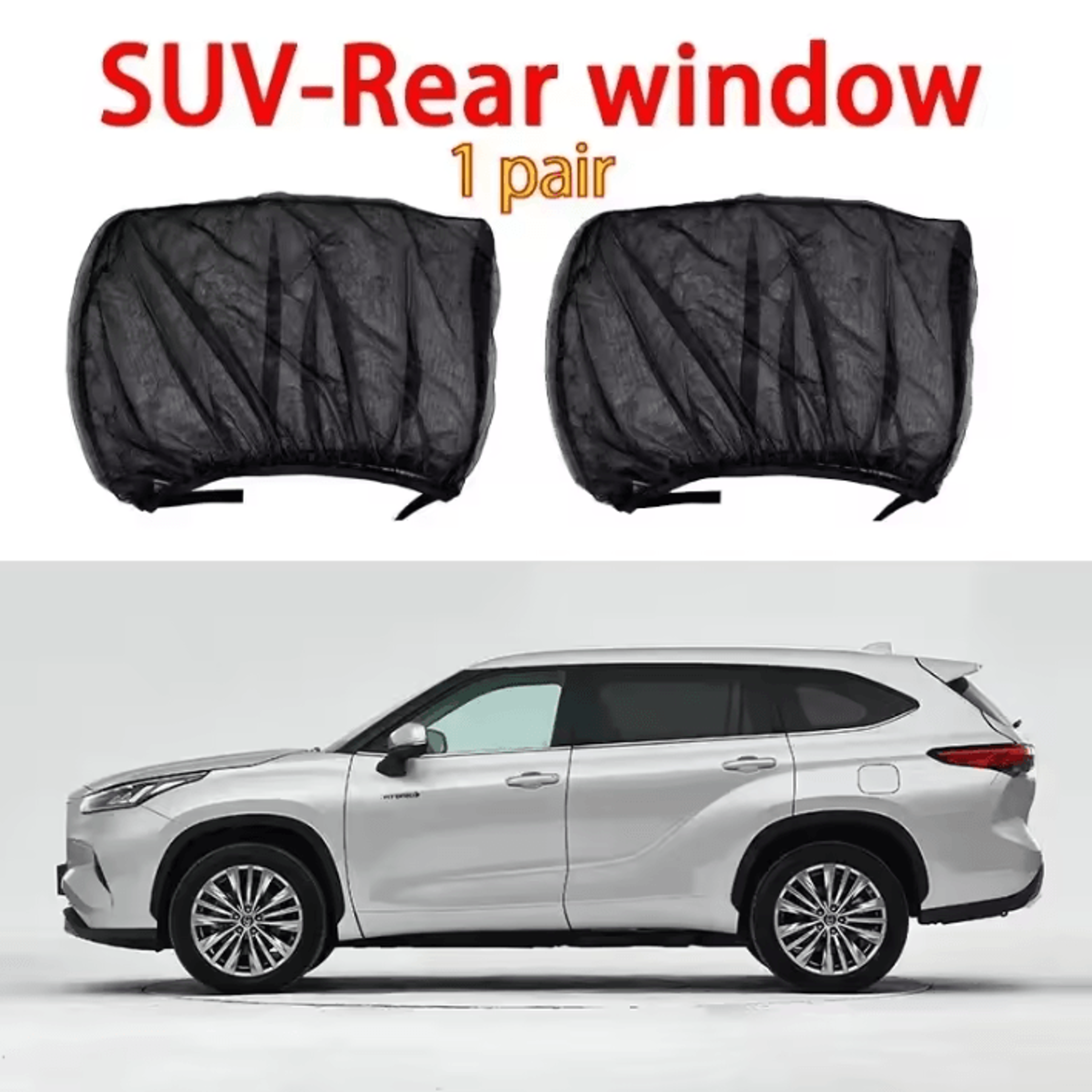 Universal Car Window Mosquito Screen  Car Window Sunshade With Privacy  Insect Protection 5