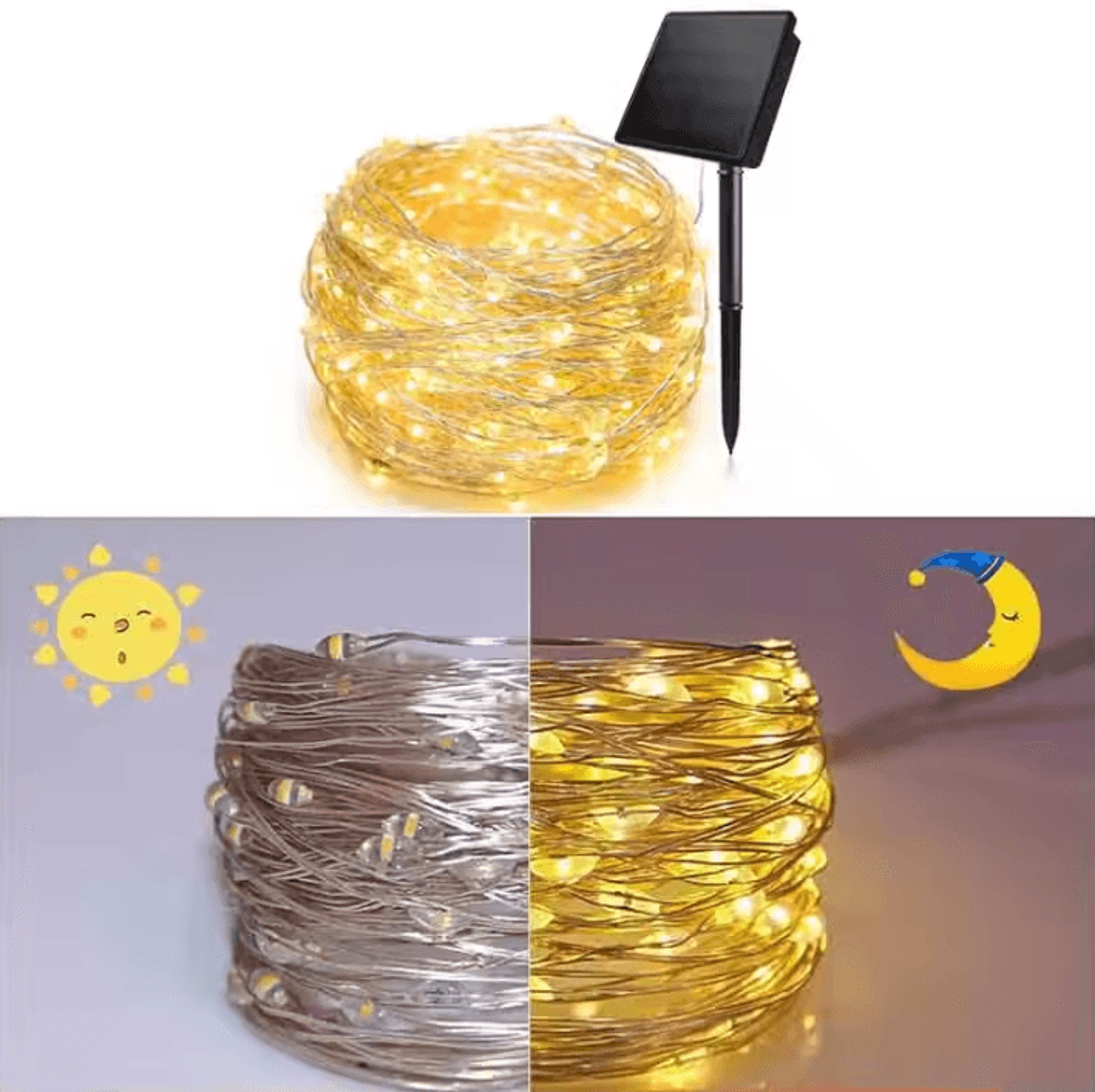 100 LED Solar Fairy String Lights  Waterproof Solar Fairy Lights For Garden Patio Wedding  Christma 3
