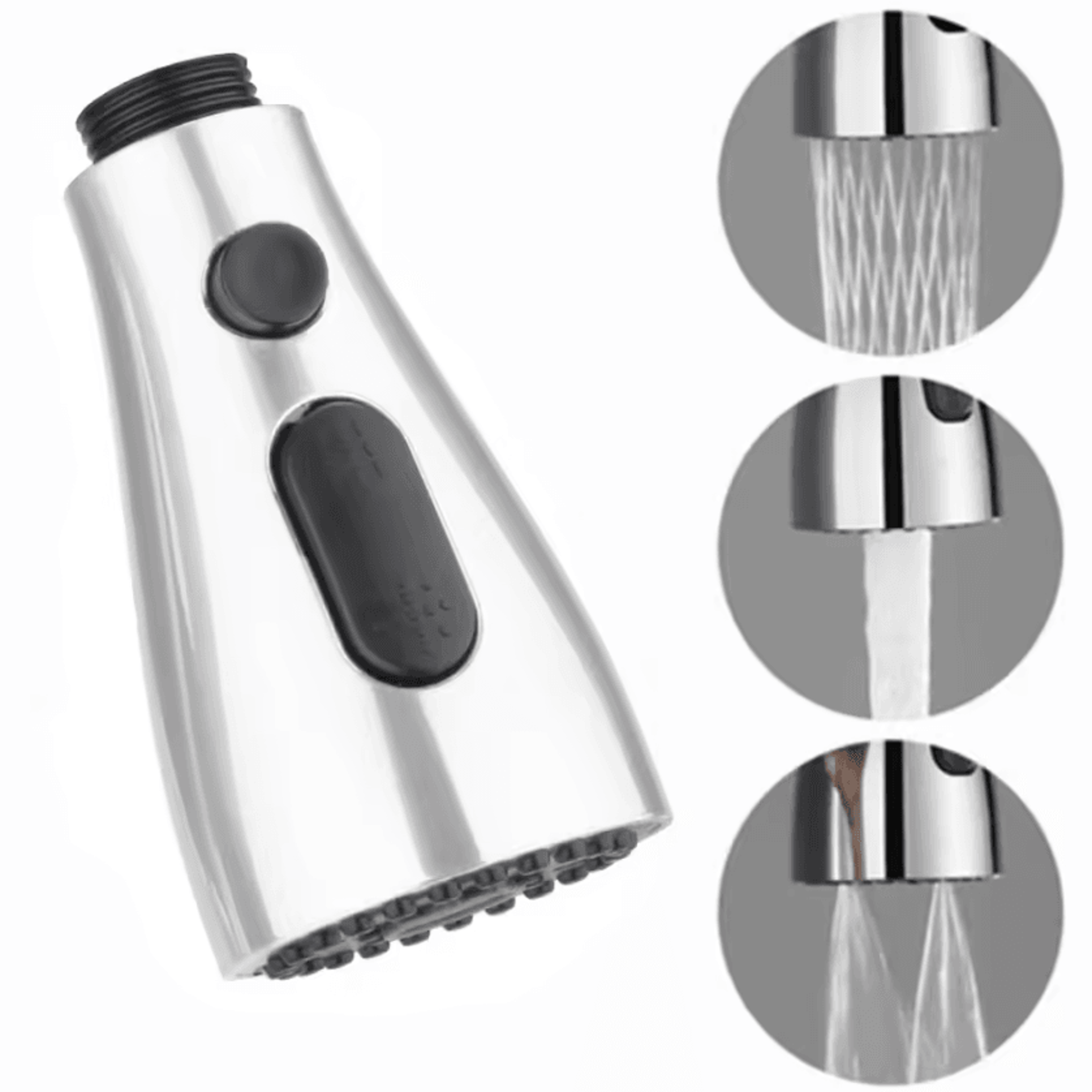 3Mode PullOut Faucet Sprayer Head  Kitchen Faucet Sprayer WaterSaving Replacement Nozzle For Sink   4
