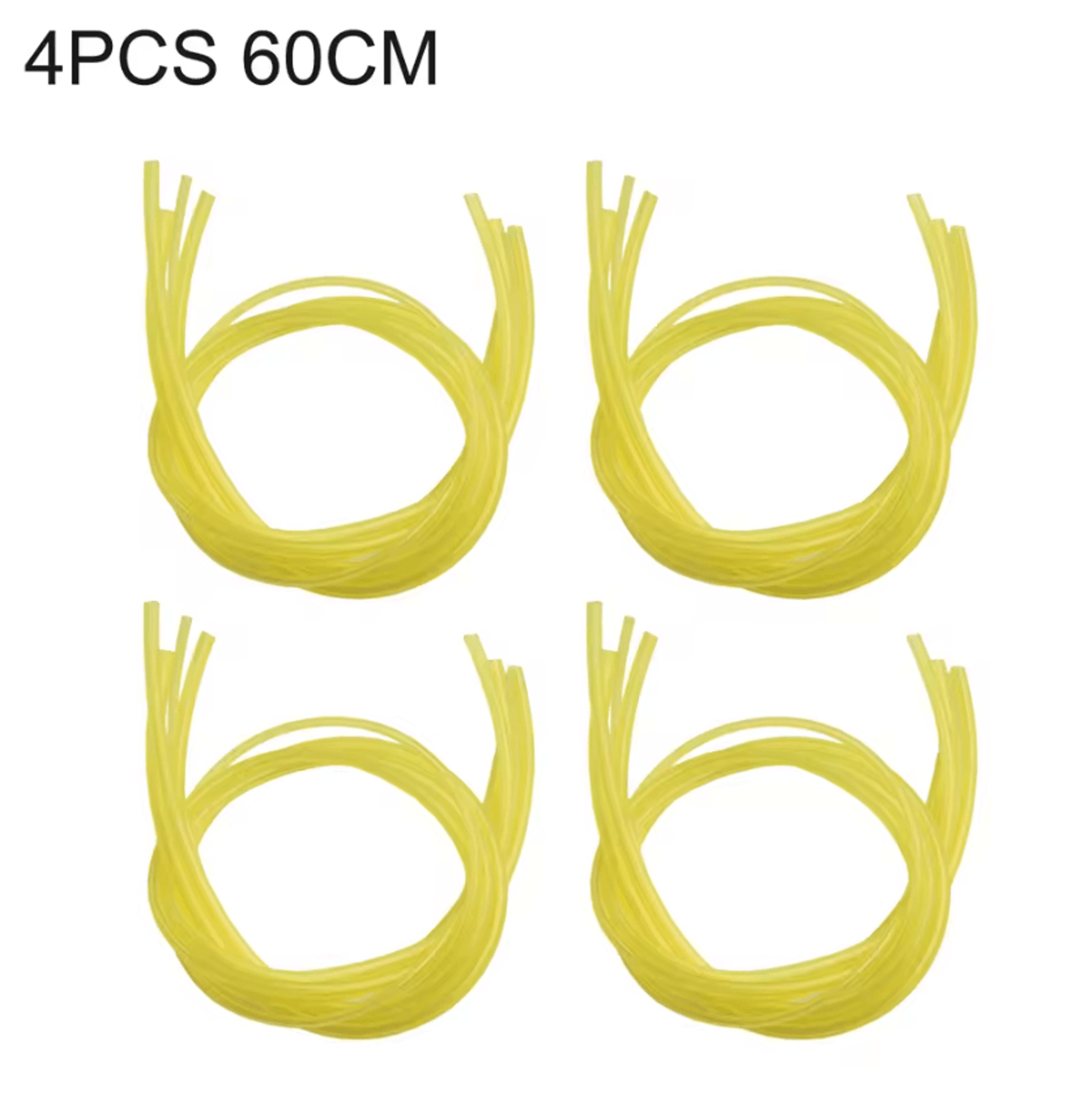 4-piece fuel line hose kit universal gas fuel line tubing for trimmers, chainsaws & blowers