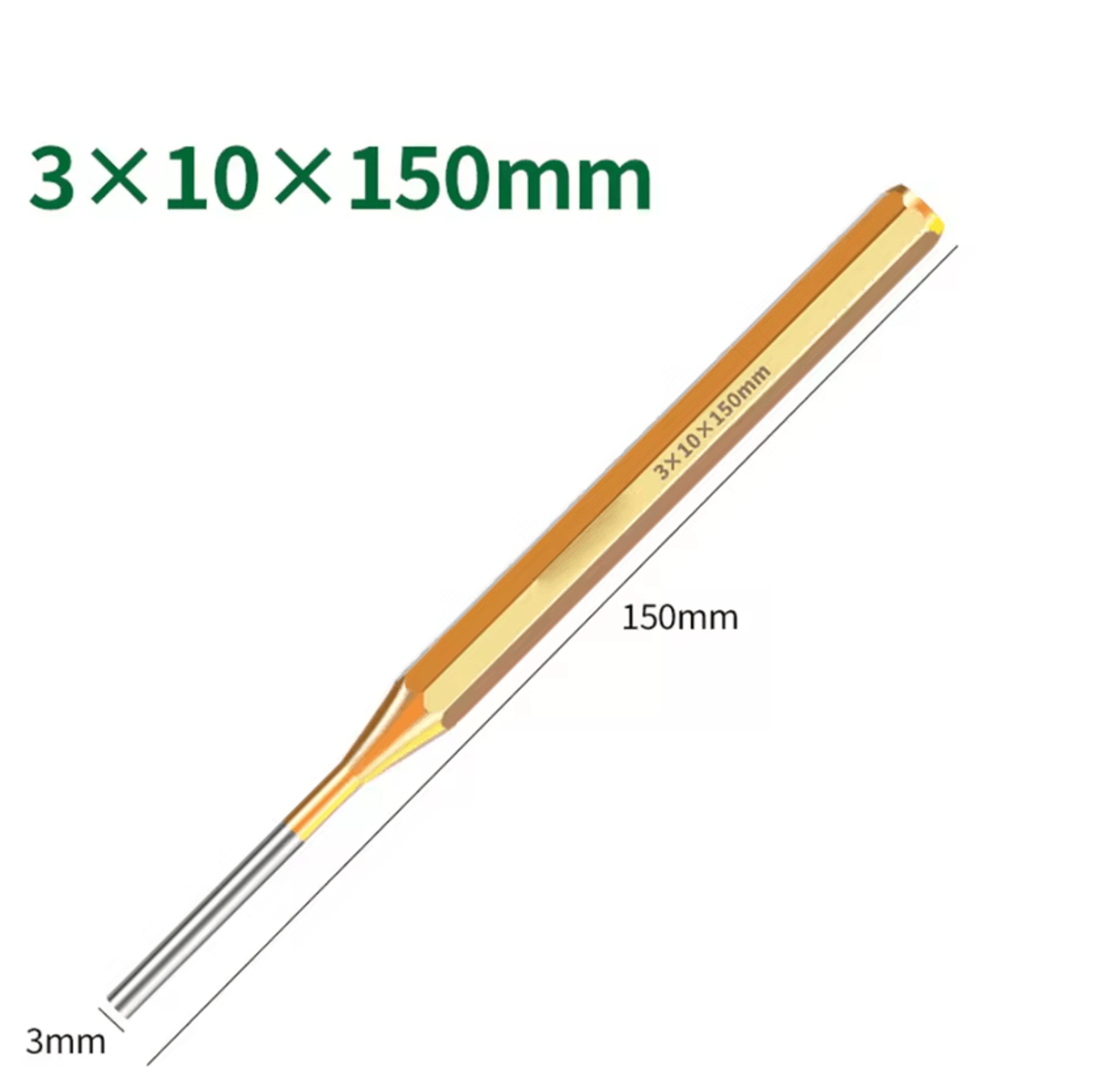 Heavy Duty Brass Pin Punch Set With Roll Pin Remover For Machinery And Auto Repair 4