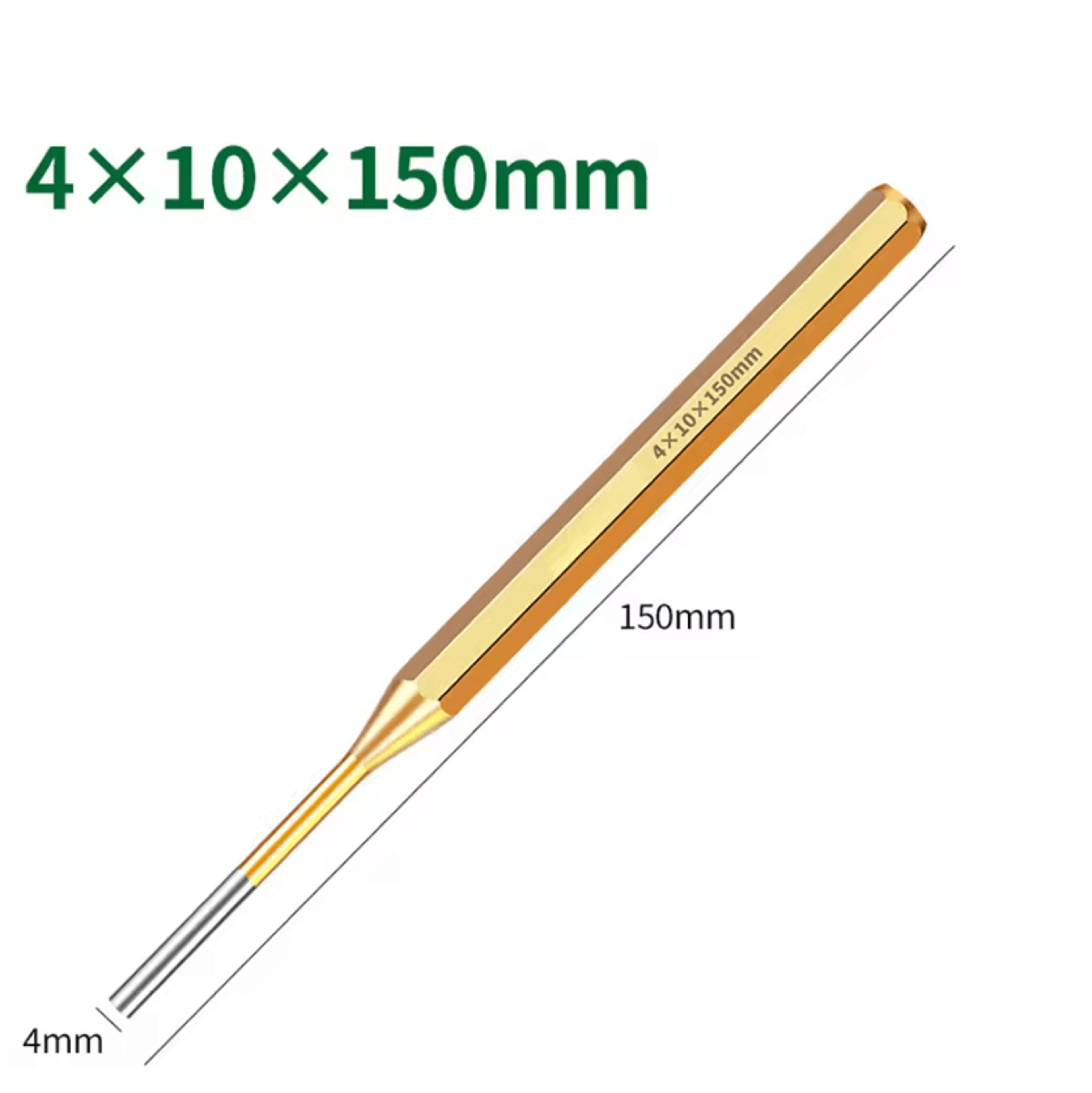 Heavy Duty Brass Pin Punch Set With Roll Pin Remover For Machinery And Auto Repair 5