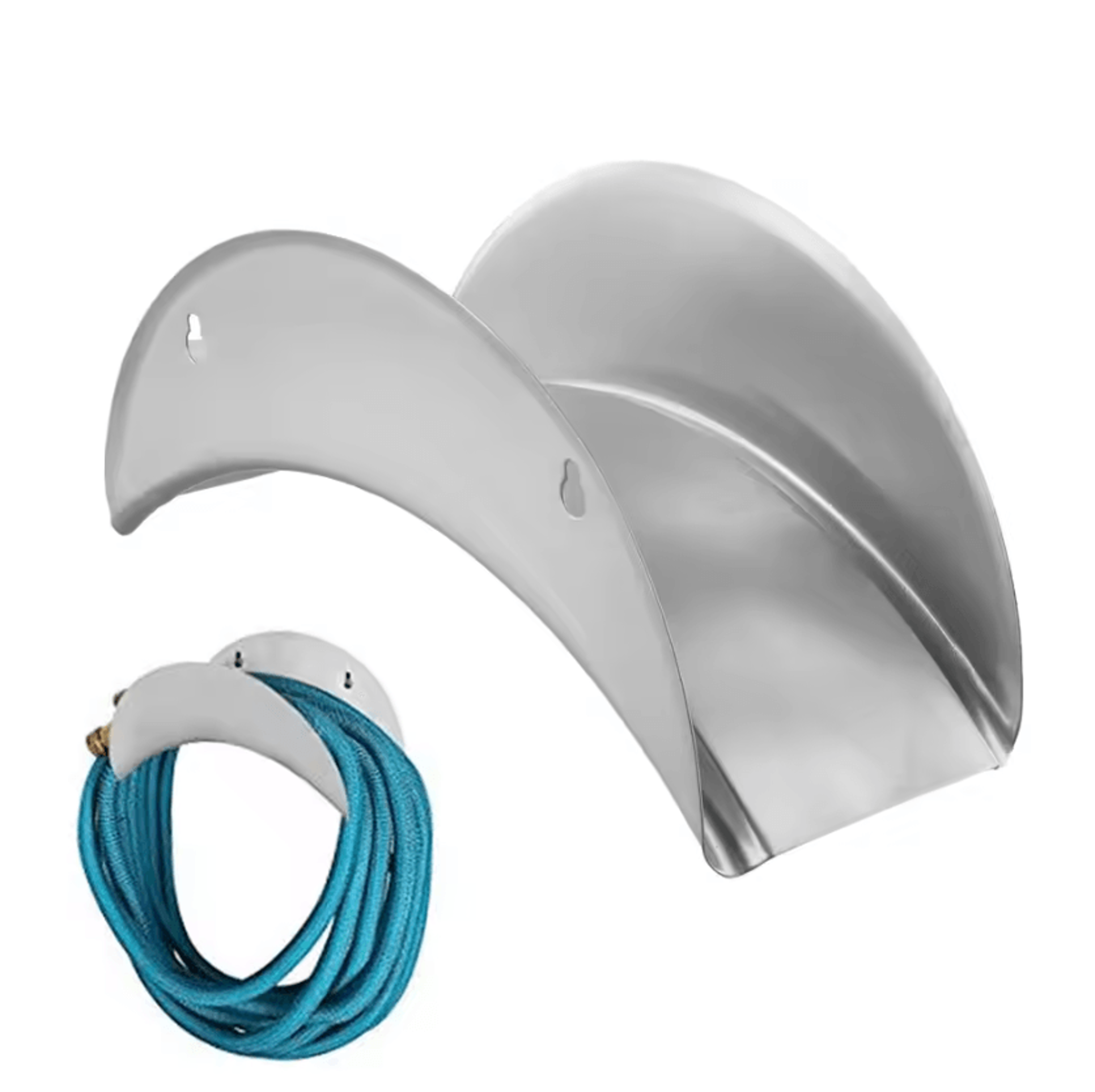 Heavy Duty Wall Mounted Garden Hose Holder For Neat And Tangle Free Storage 2