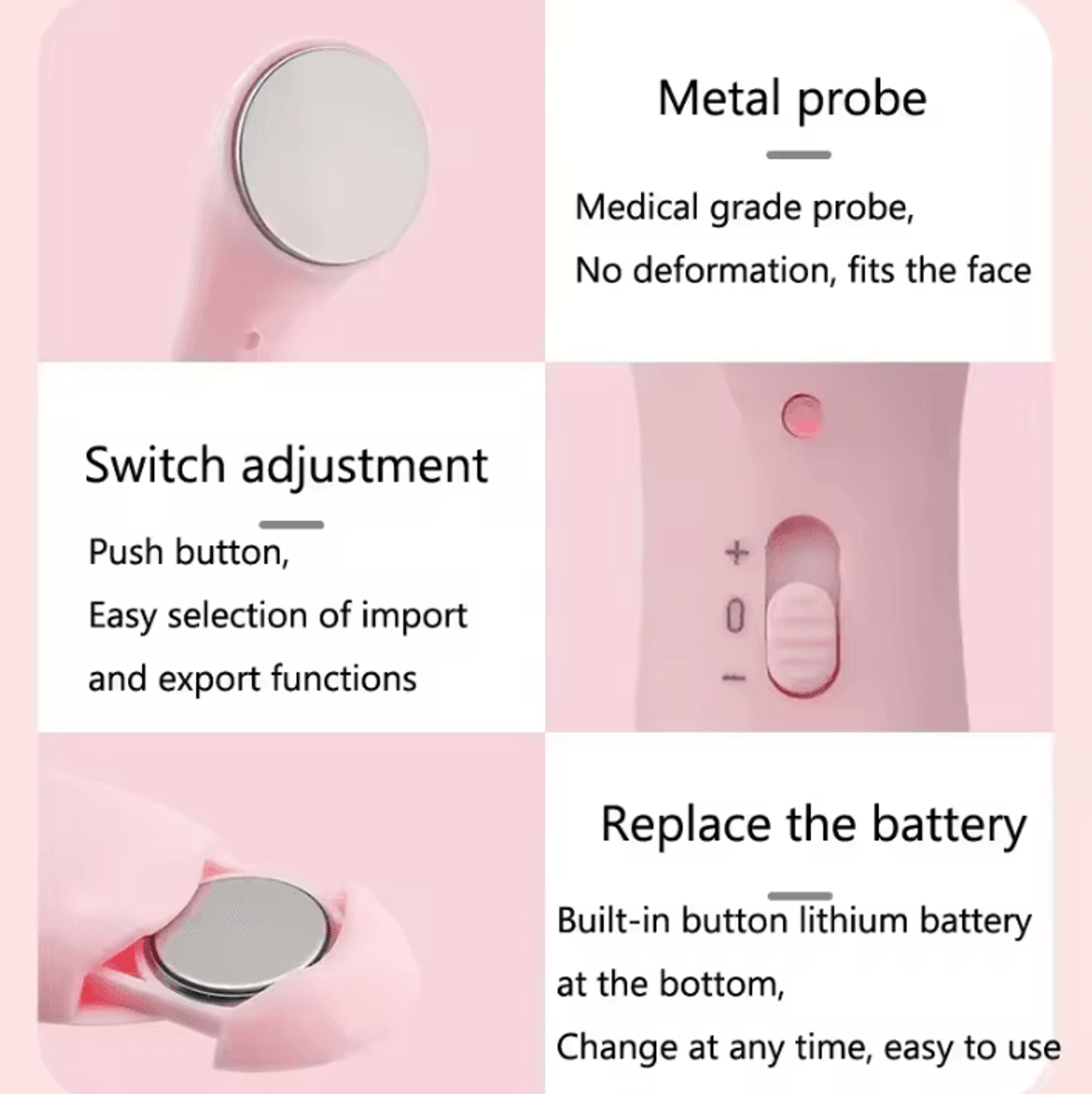 Ultrasonic Facial Skin Care Device For Deep Cleansing And Skincare Absorption 2