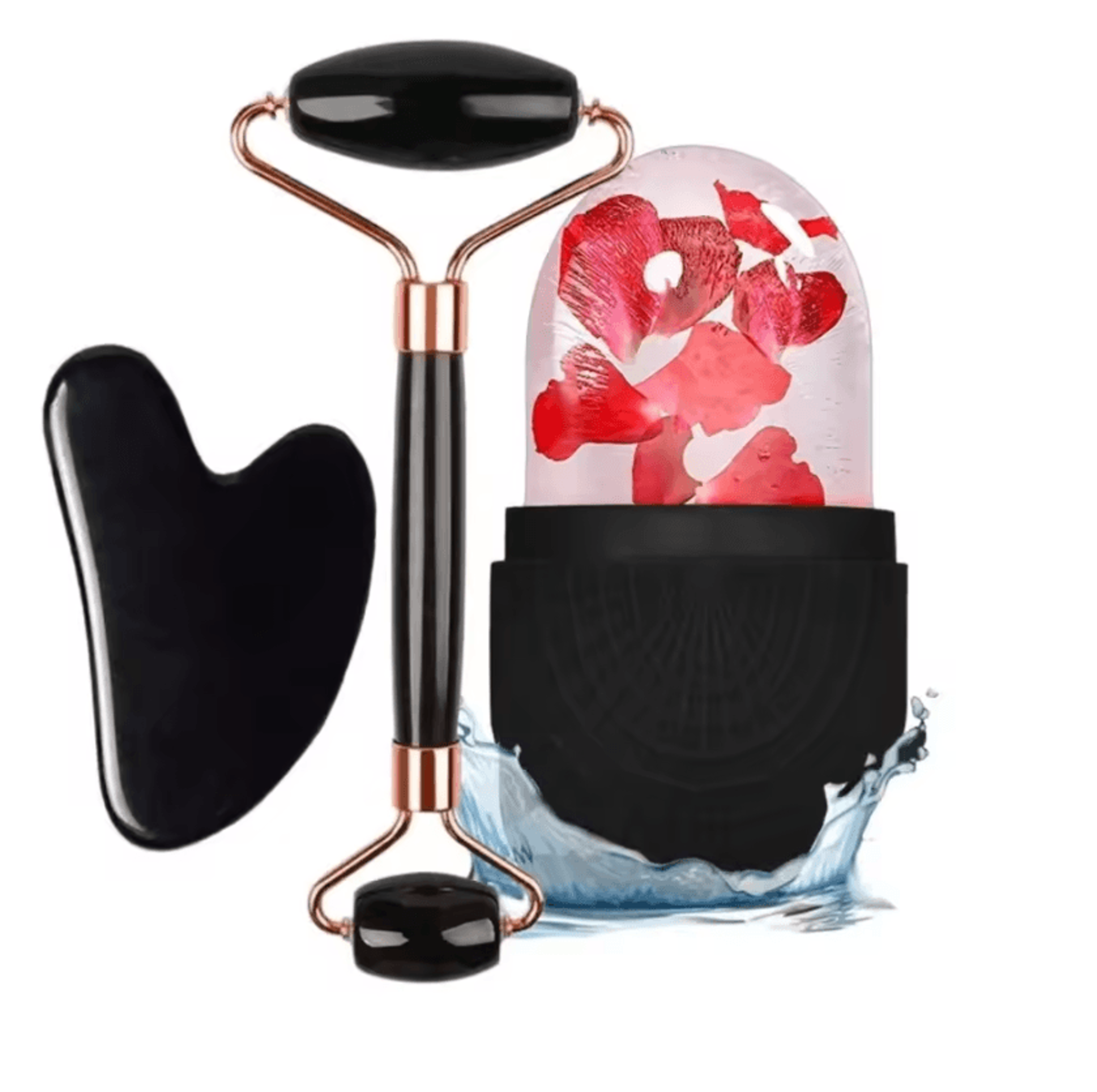 Ice Face Roller And Gua Sha Set For Facial Massage And Skincare 4
