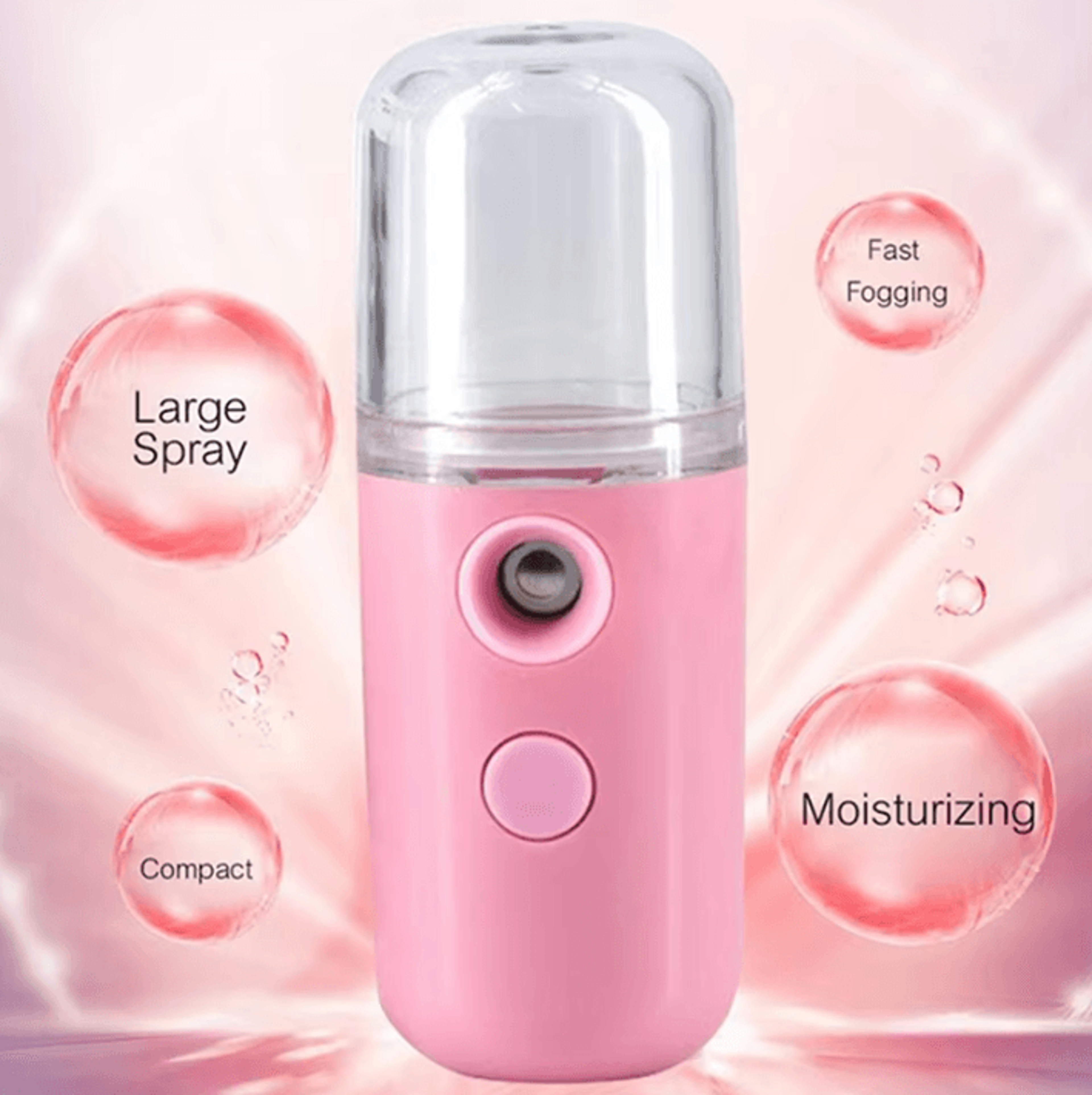 Portable Nano Facial Mister USB Rechargeable Face Sprayer For Hydrating Skincare 1