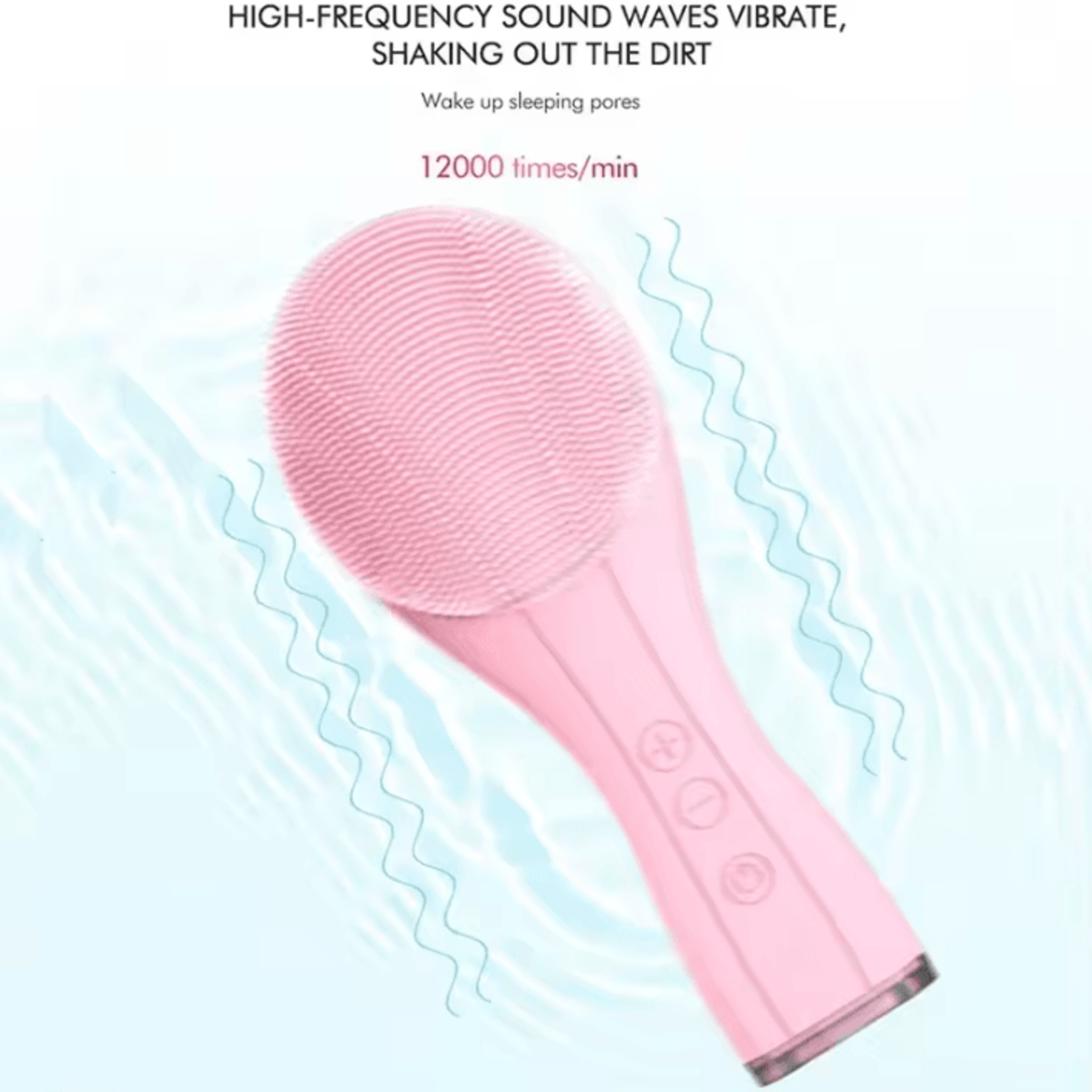 Silicone Electric Facial Cleansing Brush For Deep Cleansing And Gentle Exfoliation 3