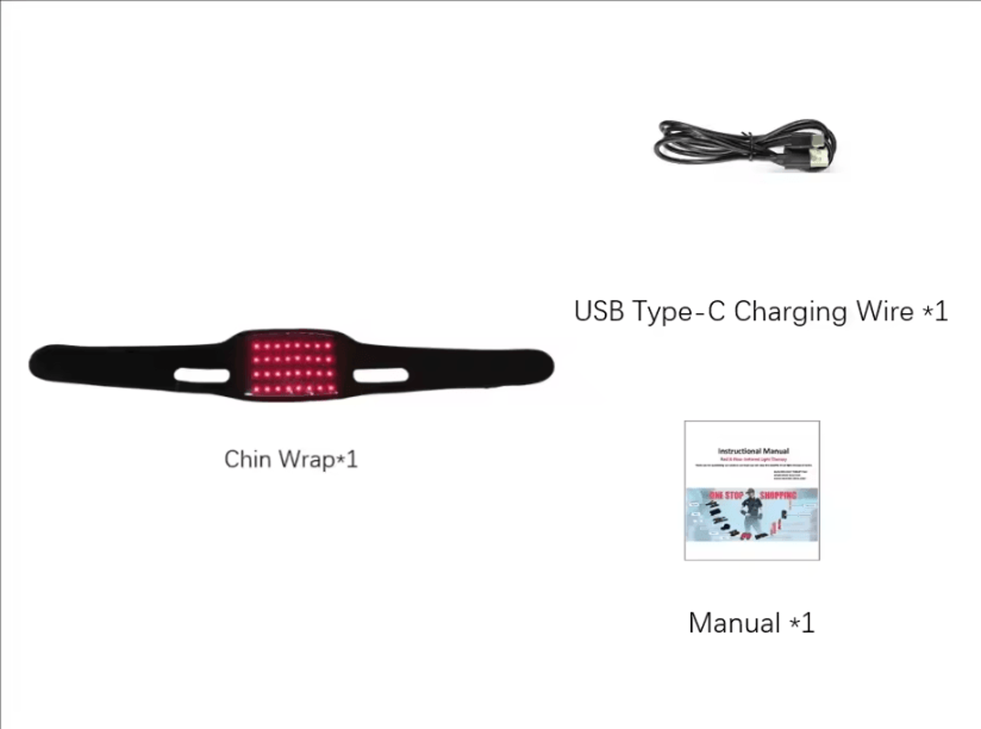 Wireless Red And Near Infrared Light Therapy Wrap For Face Neck And Chin 5