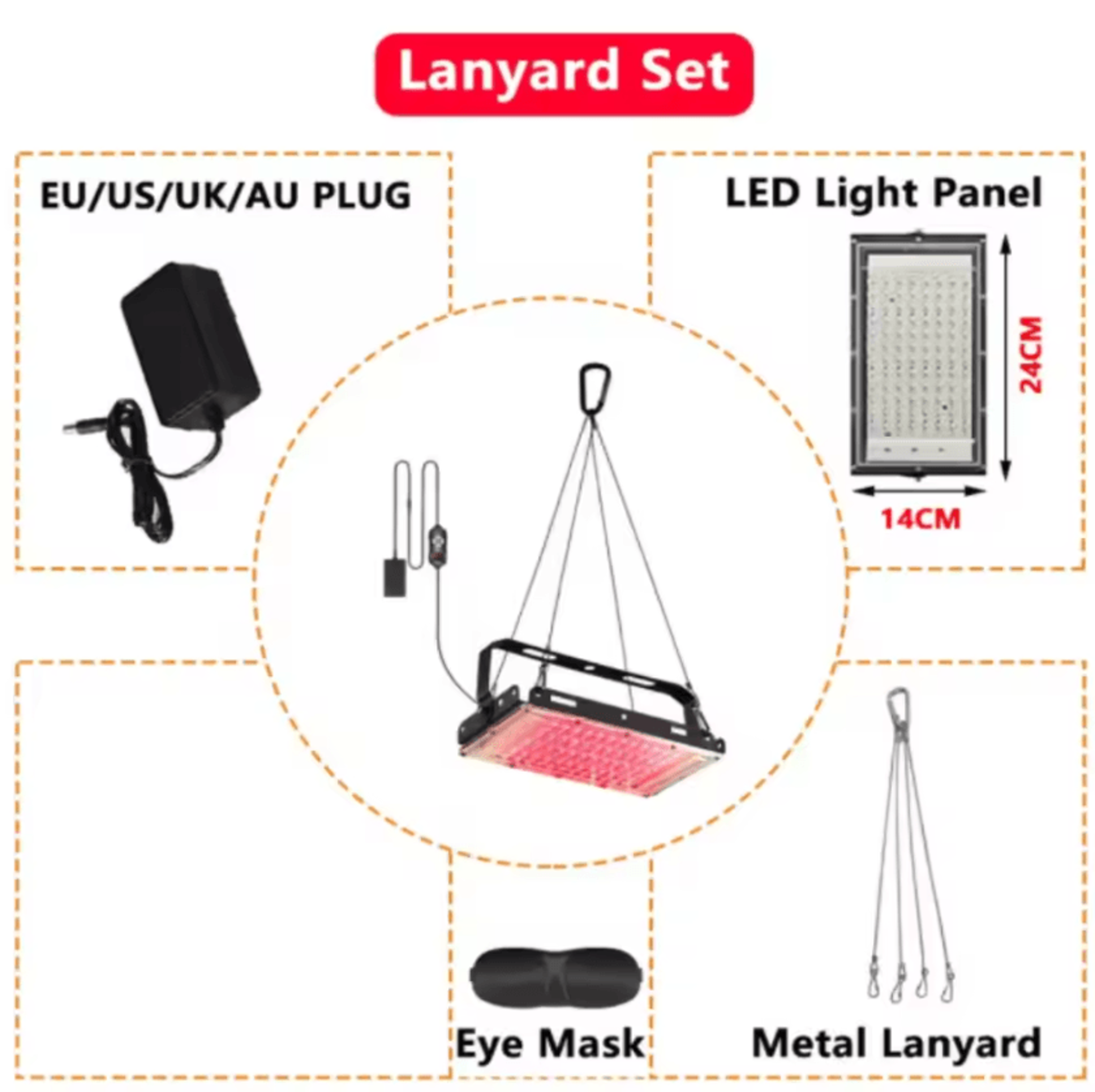 3 In 1 Red Light Therapy Lamp With Stand 660nm And 850nm Infrared Light Therapy Device 4