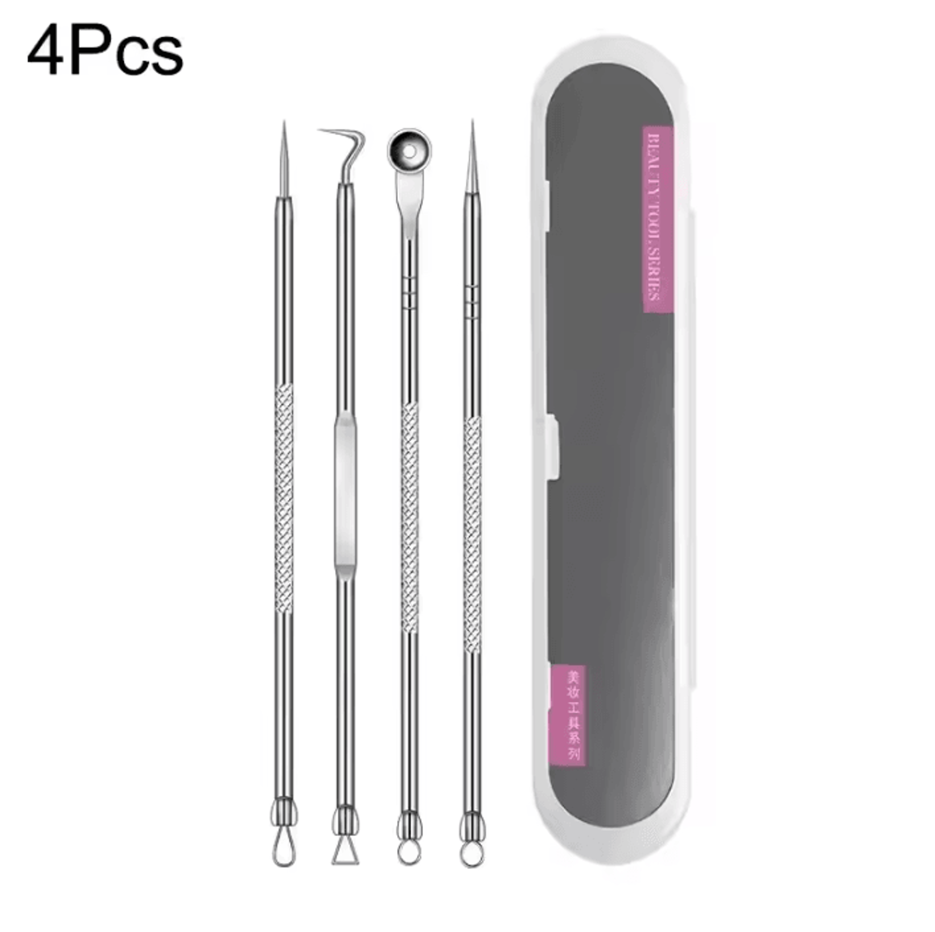 Professional Blackhead Removal Tool Kit Ingrown Hair Tweezers And Acne Extractor Set 10