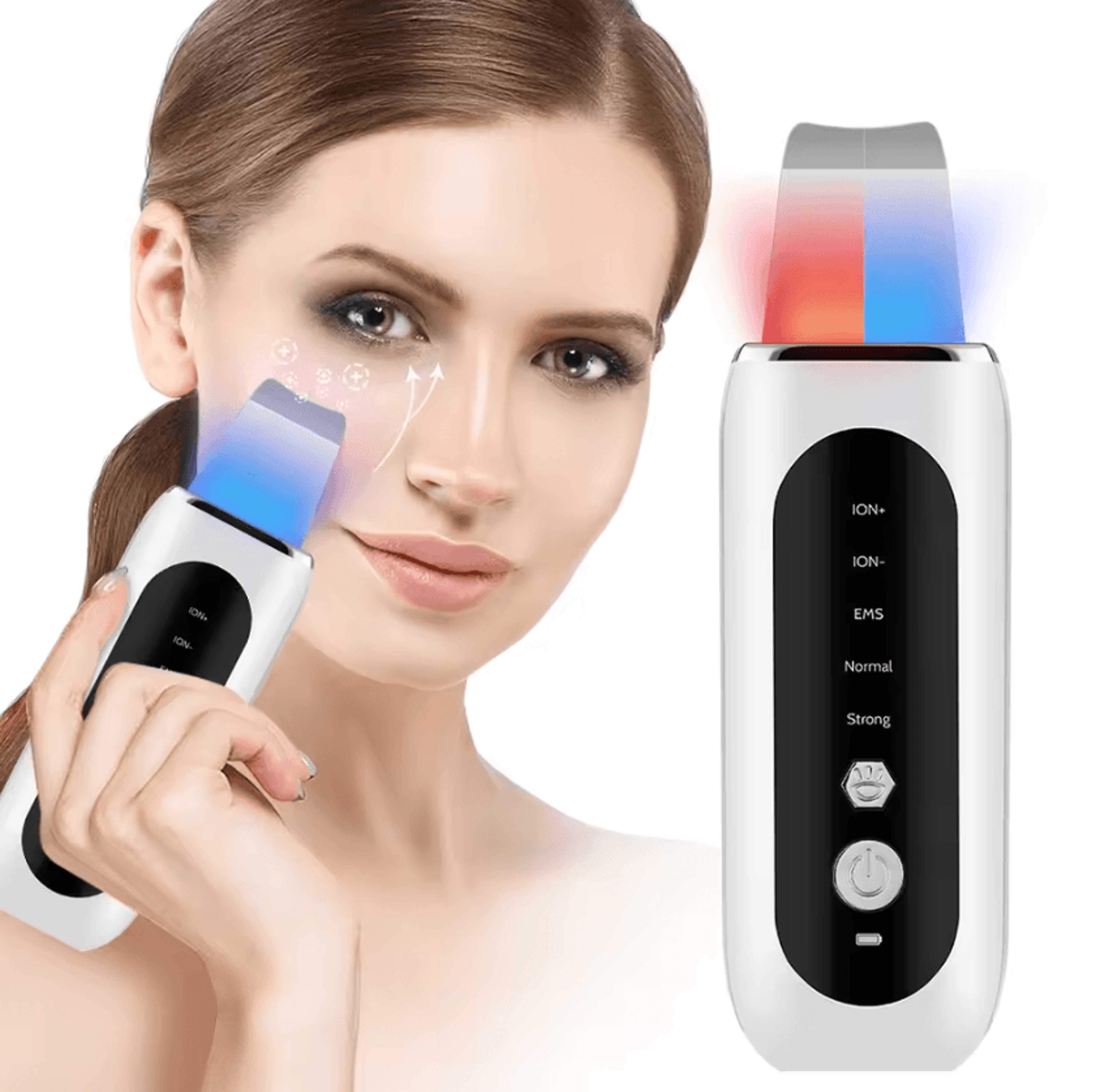 Ultrasonic Skin Scrubber Blackhead Remover Deep Pore Facial Cleanser 2