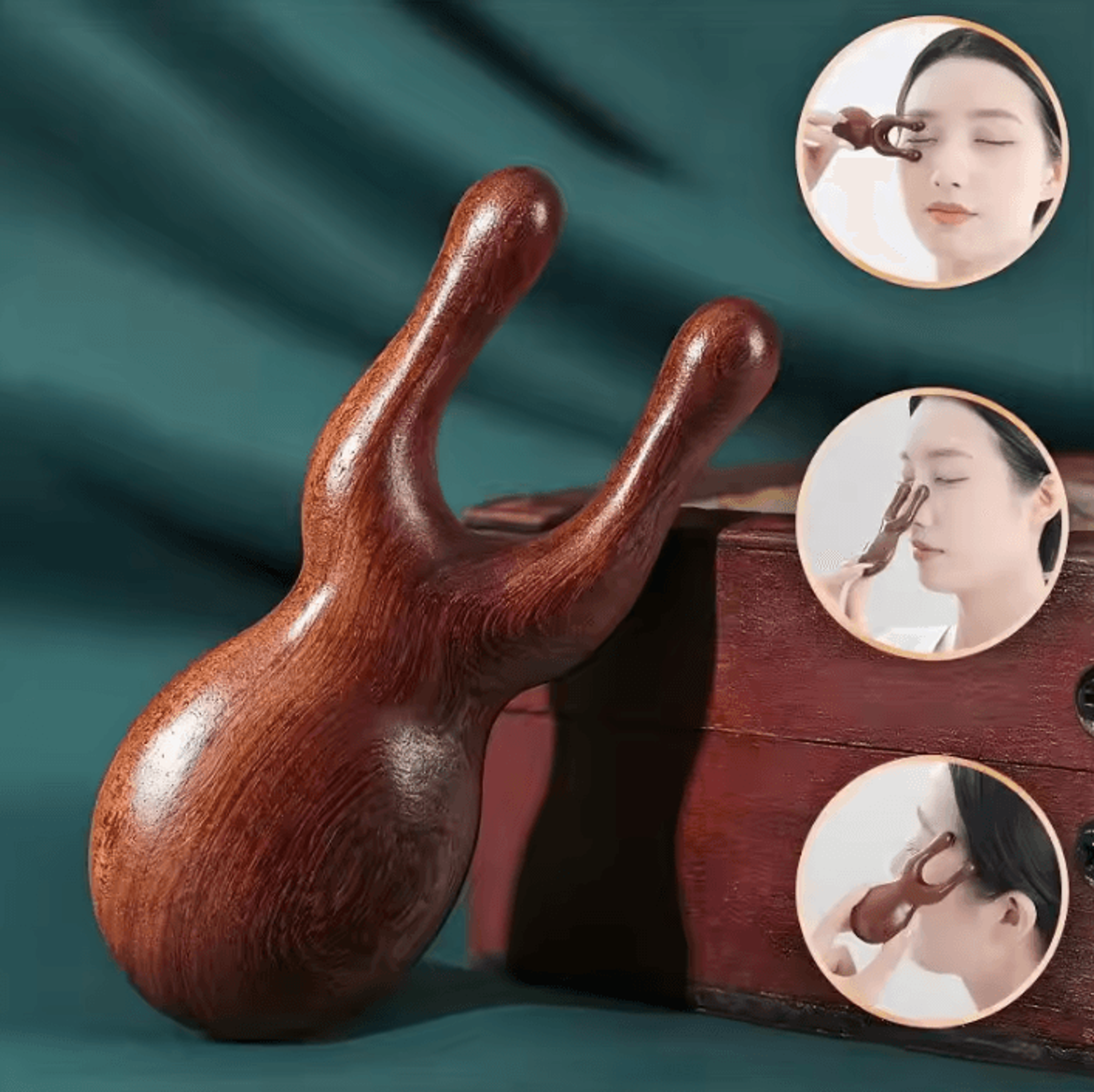 Sandalwood Face Massager For Facial Eye And Nose Relaxation 1