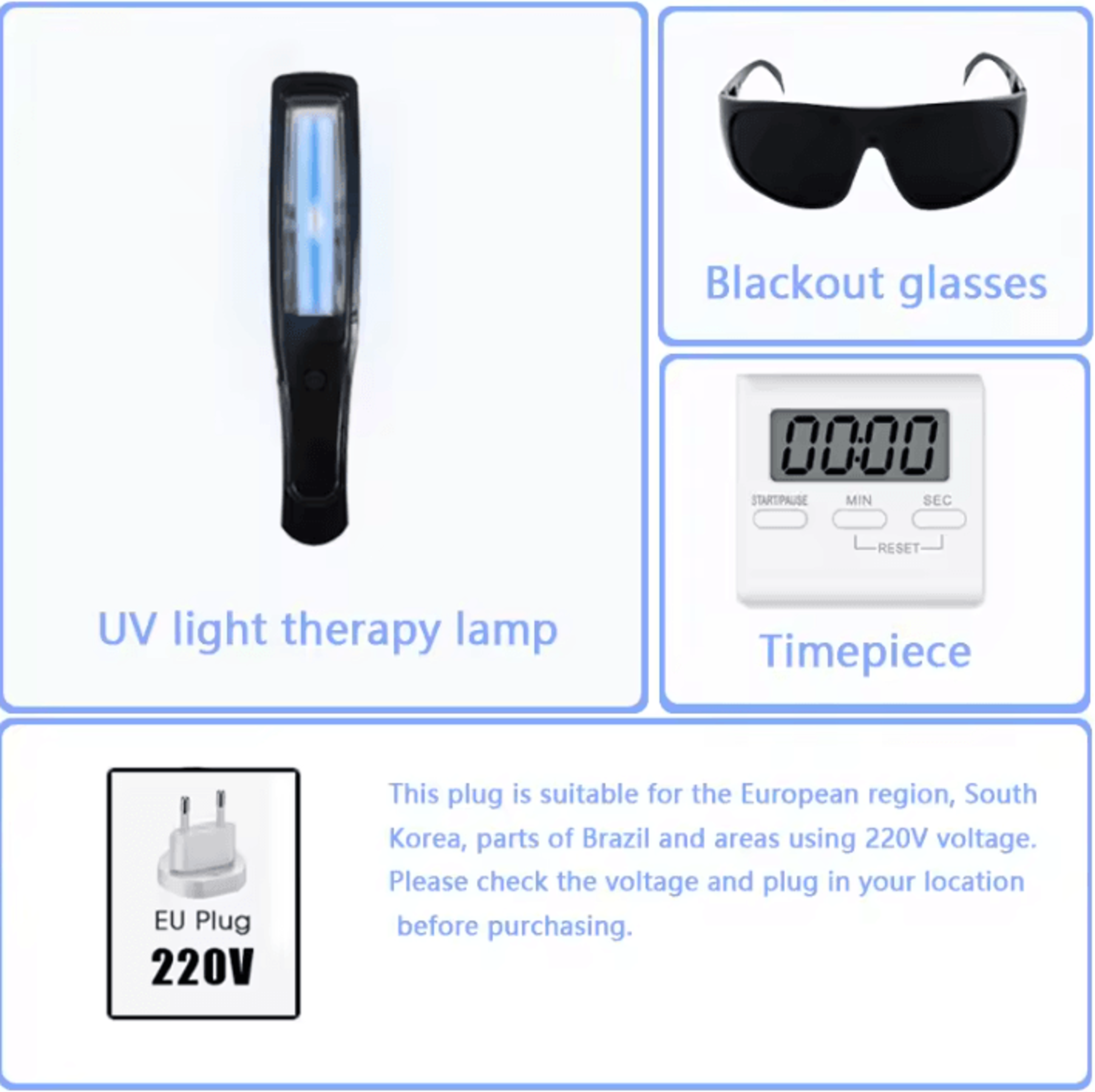 311nm Narrowband UVB Phototherapy Lamp For Targeted Skin Care 3