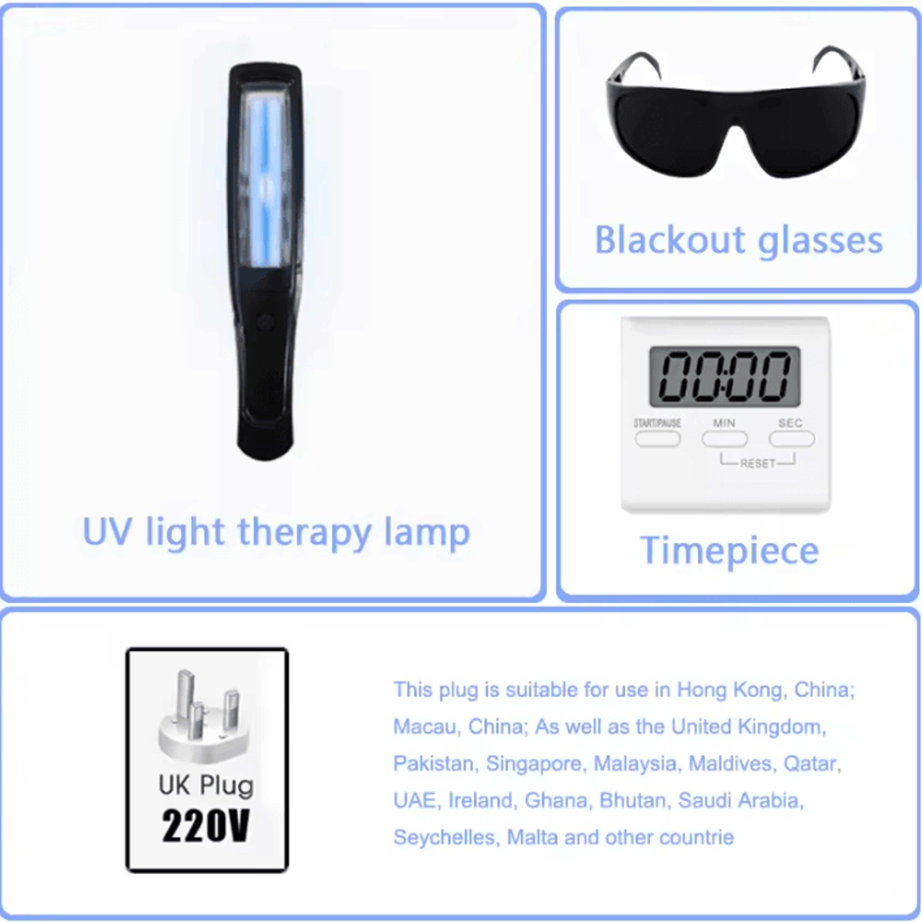 311nm Narrowband UVB Phototherapy Lamp For Targeted Skin Care 5