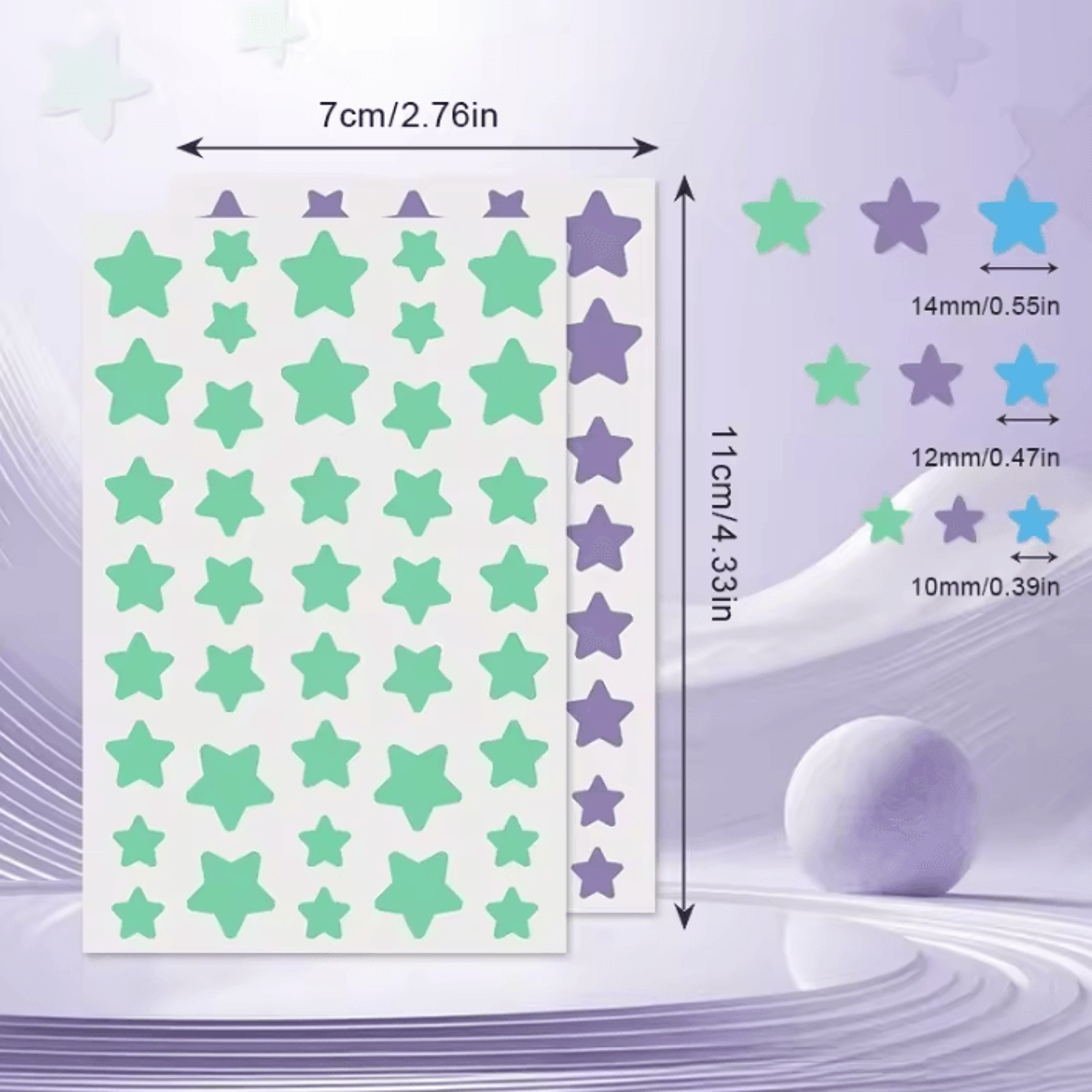 280 Piece Star Pimple Patches Invisible Acne Spot Stickers 2