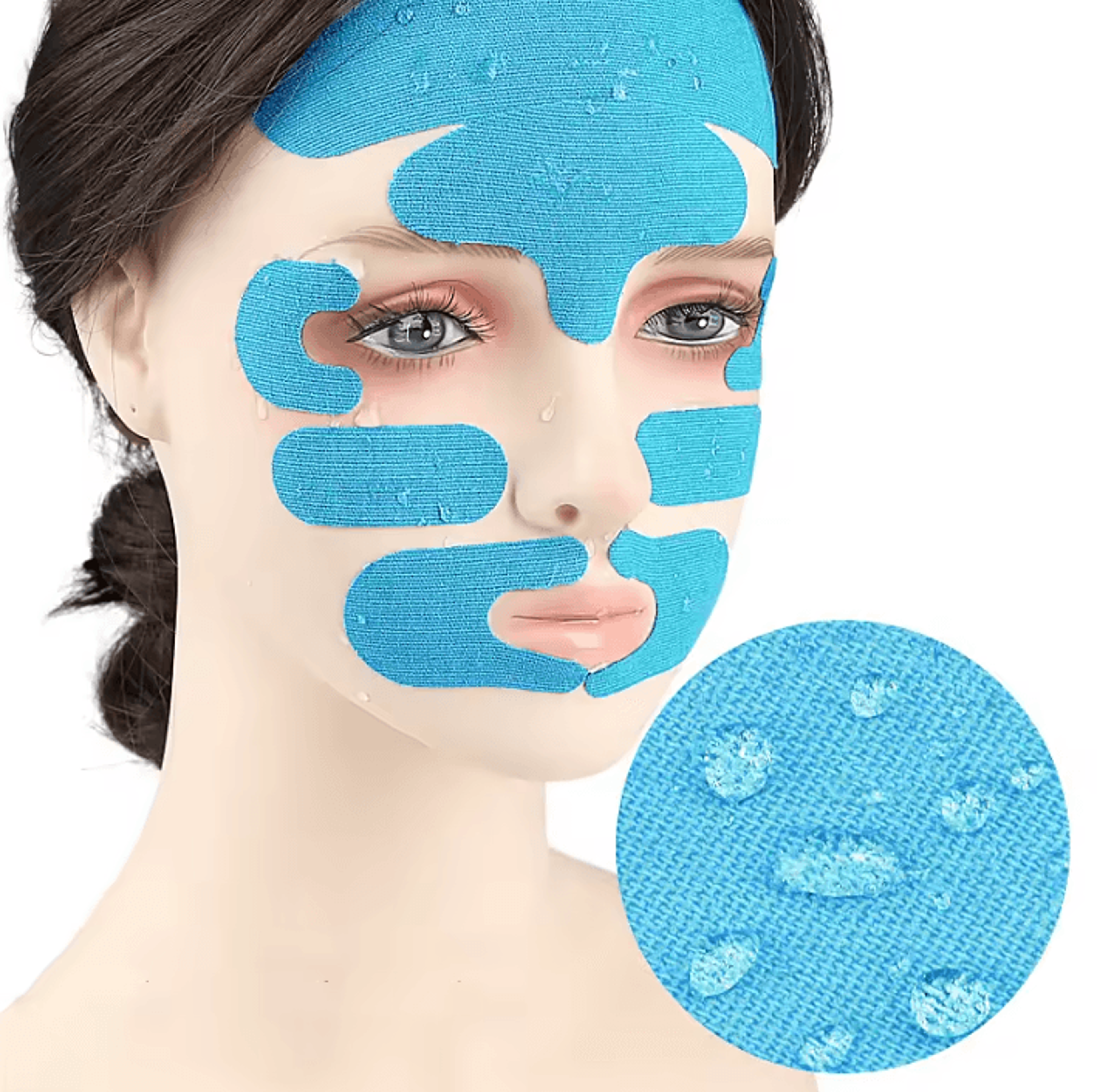 32 Piece Reusable Silicone Anti Wrinkle Face Patches For Face Neck And Hands 3