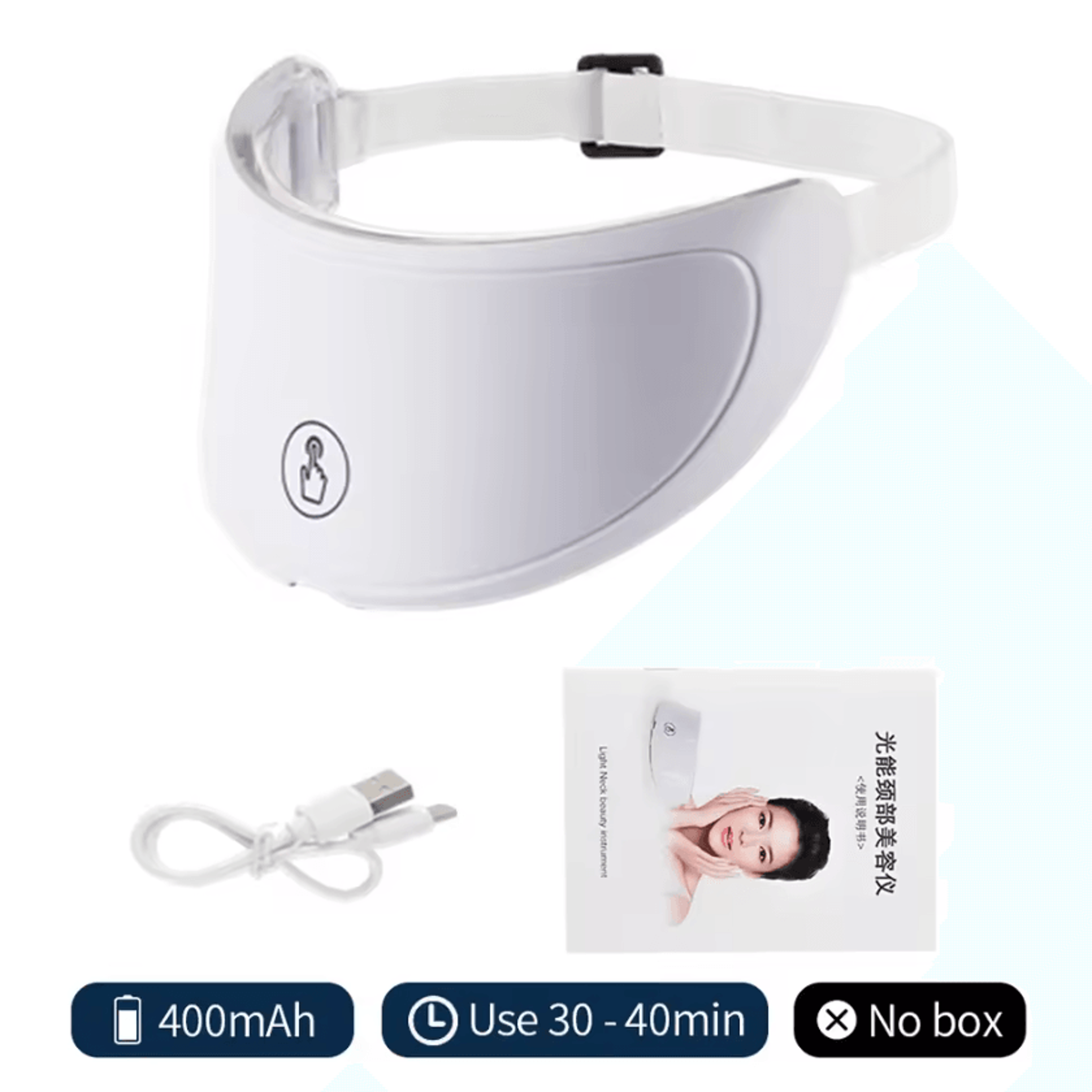 7 Color LED Photon Facial Mask Wireless Light Therapy Skin Care Device 4