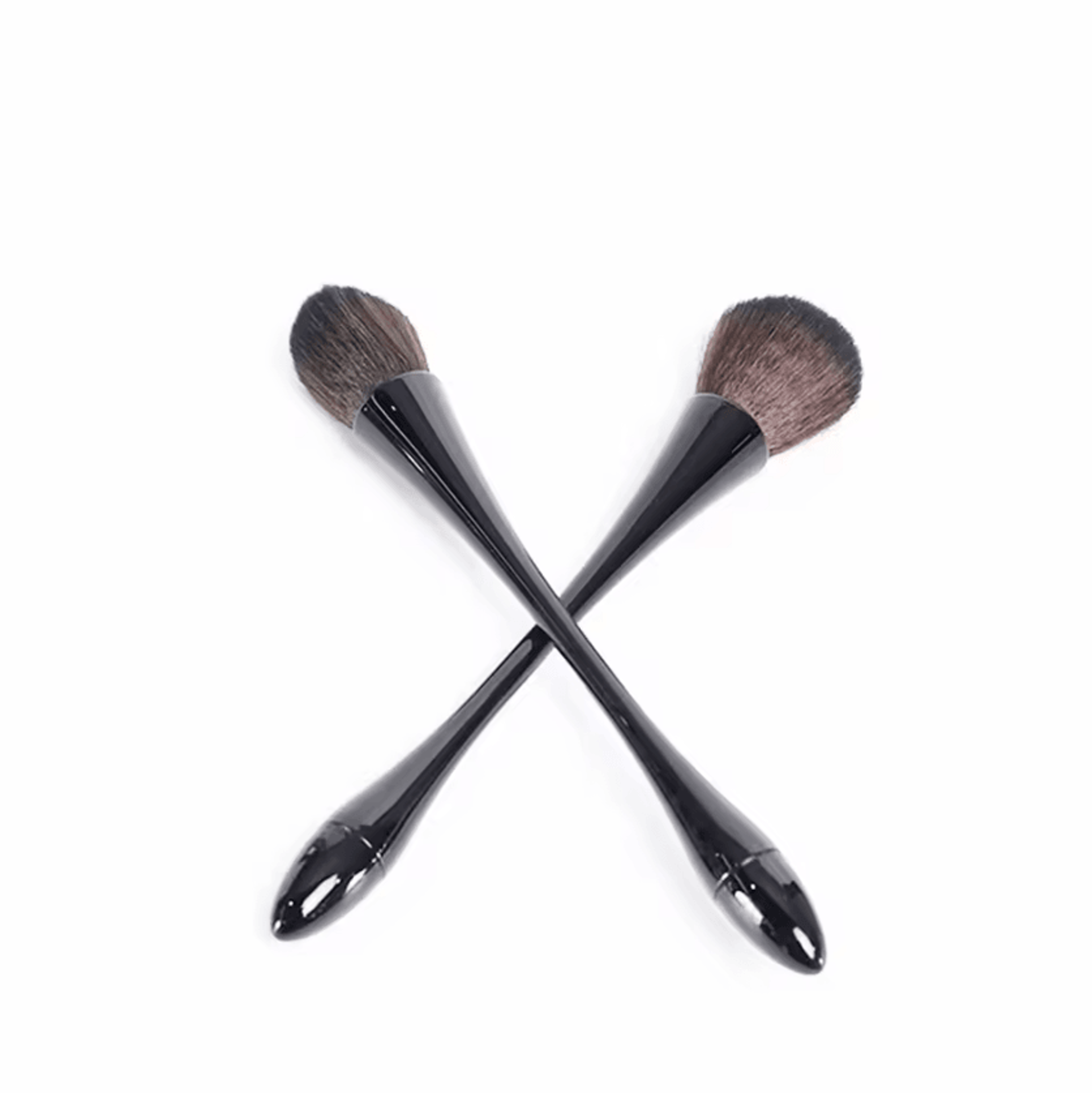 2Piece Foundation Makeup Brush Set For Flawless Blending Concealer And Contour 2