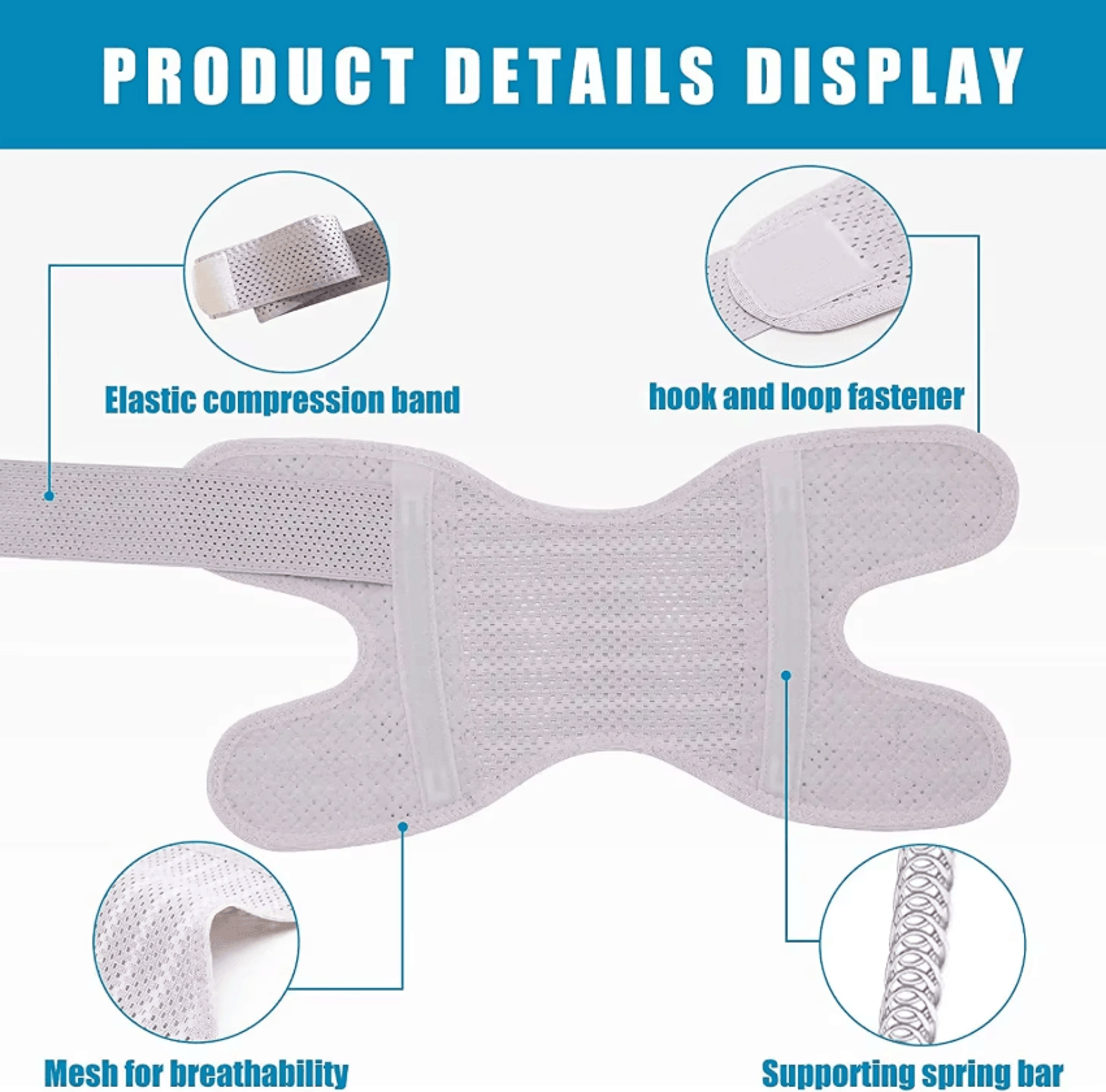 Adjustable Knee Brace With Side Stabilizers For Knee Support And Joint Stability 2