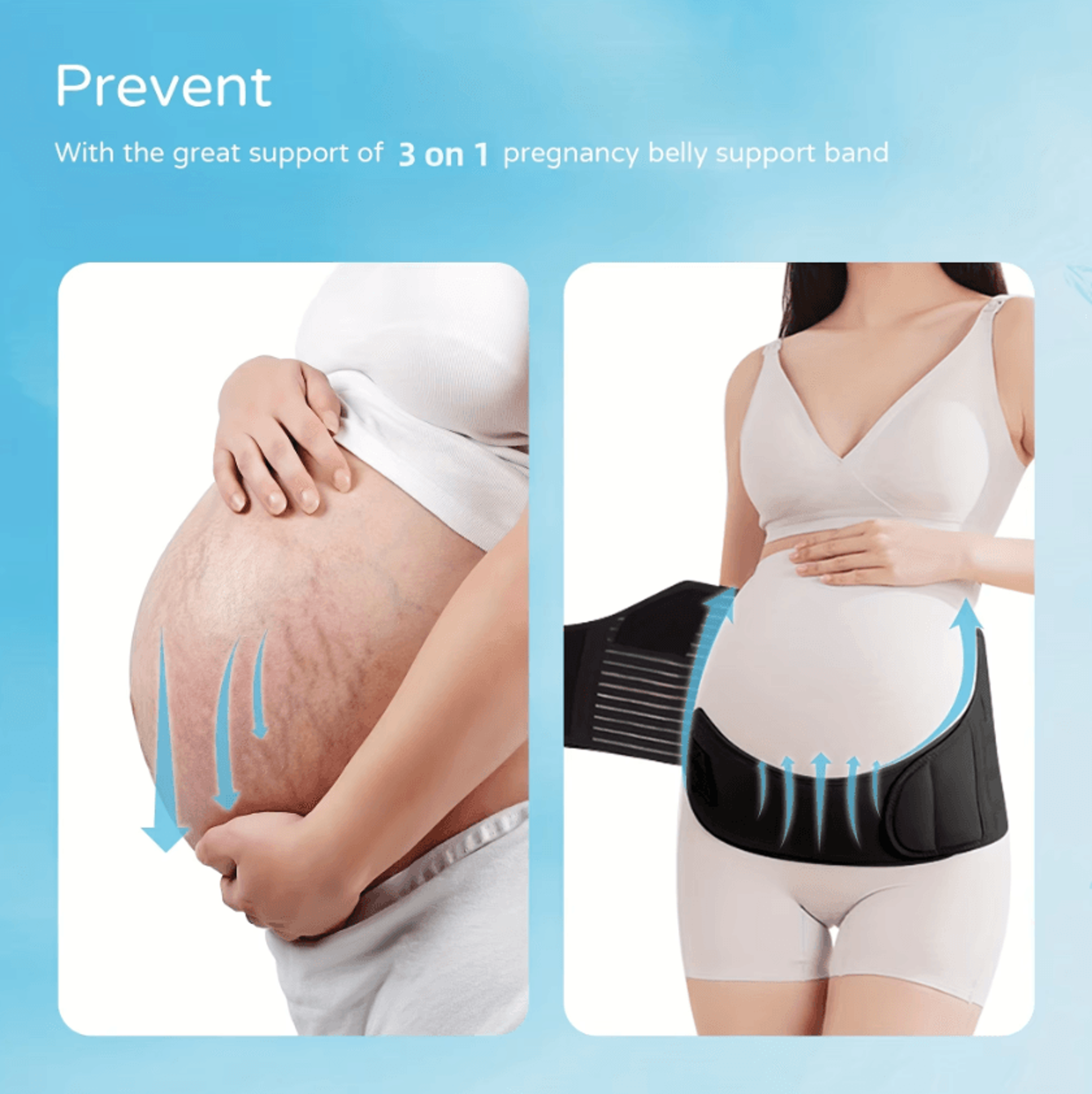 Adjustable Maternity Belly Support Band For Pregnancy Comfort 1