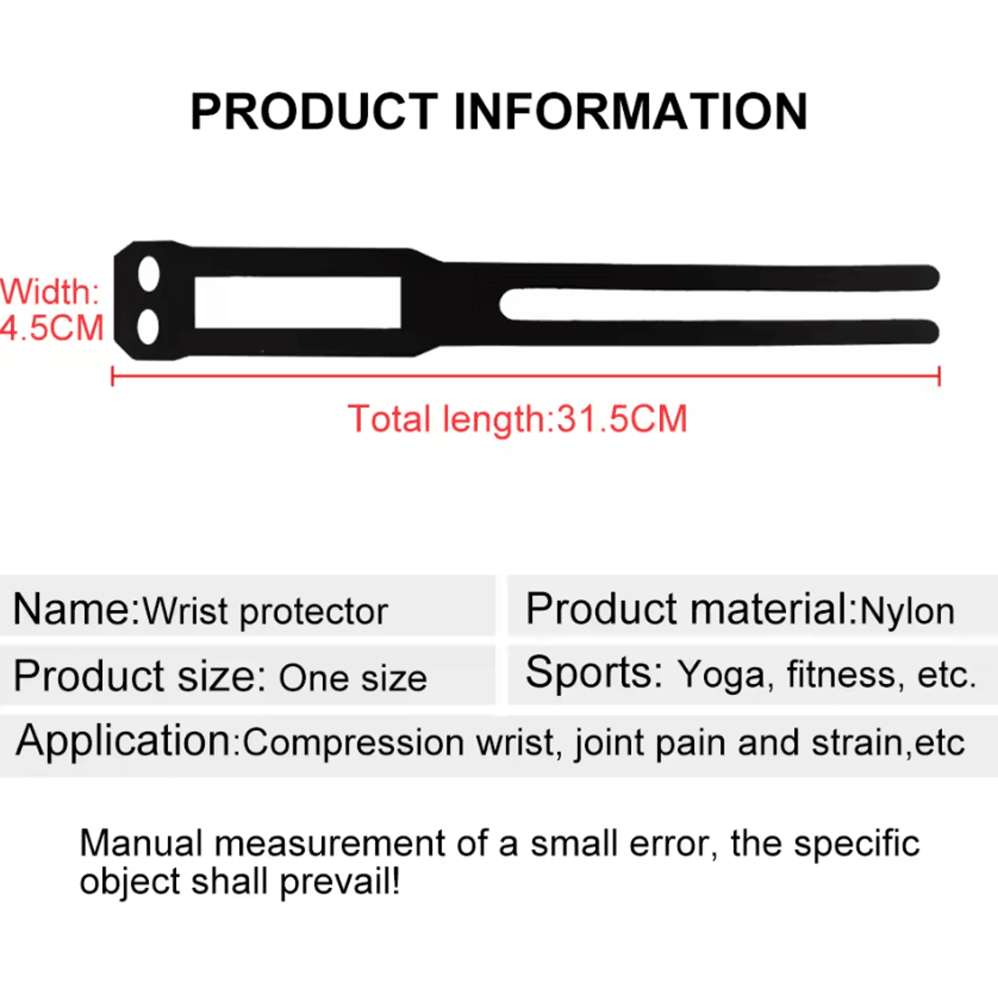 Adjustable Wrist Brace With TFCC Support For Stable Wrist Protection 1