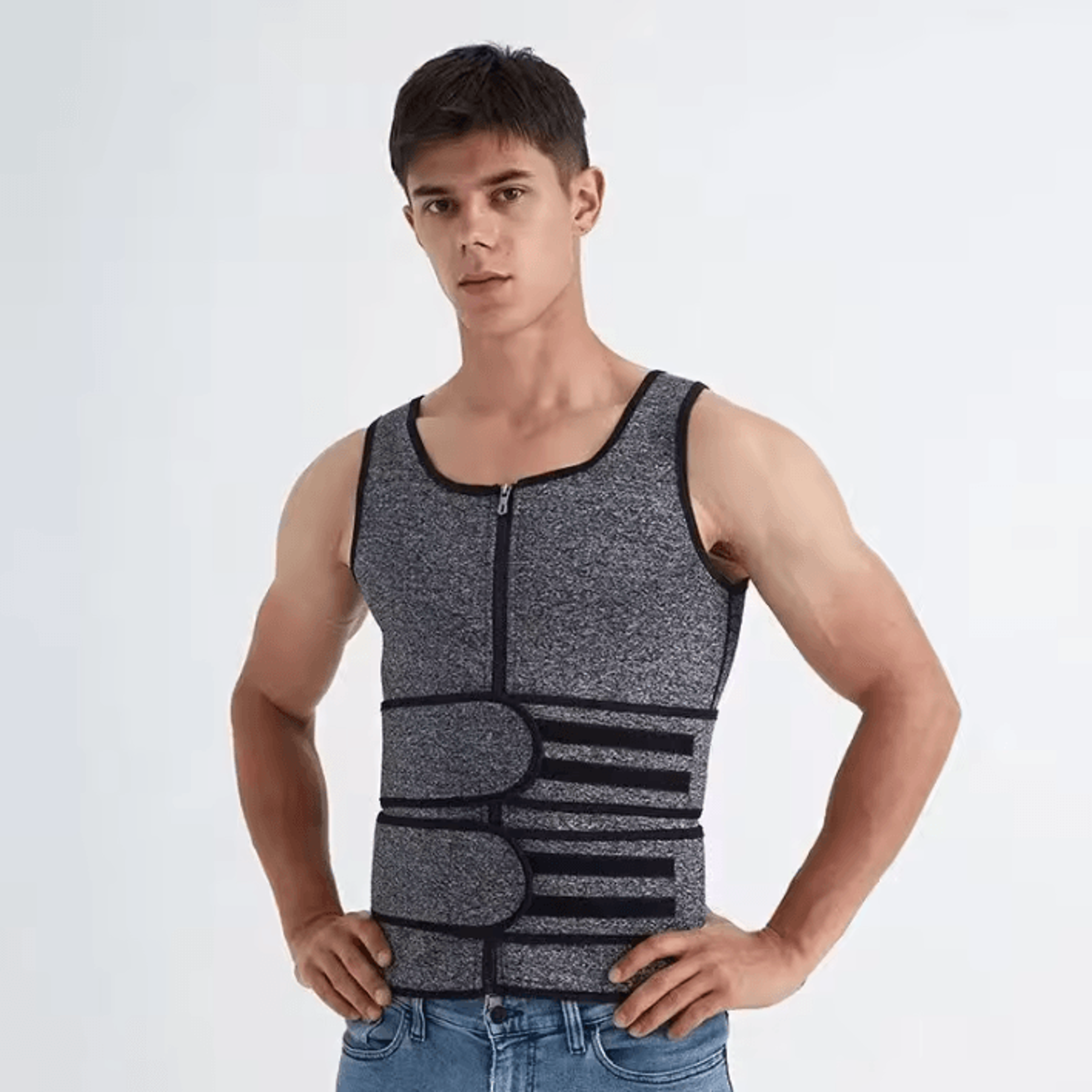 Adjustable Back Posture Corrector For Men With Lumbar Support And Shoulder Brace 4