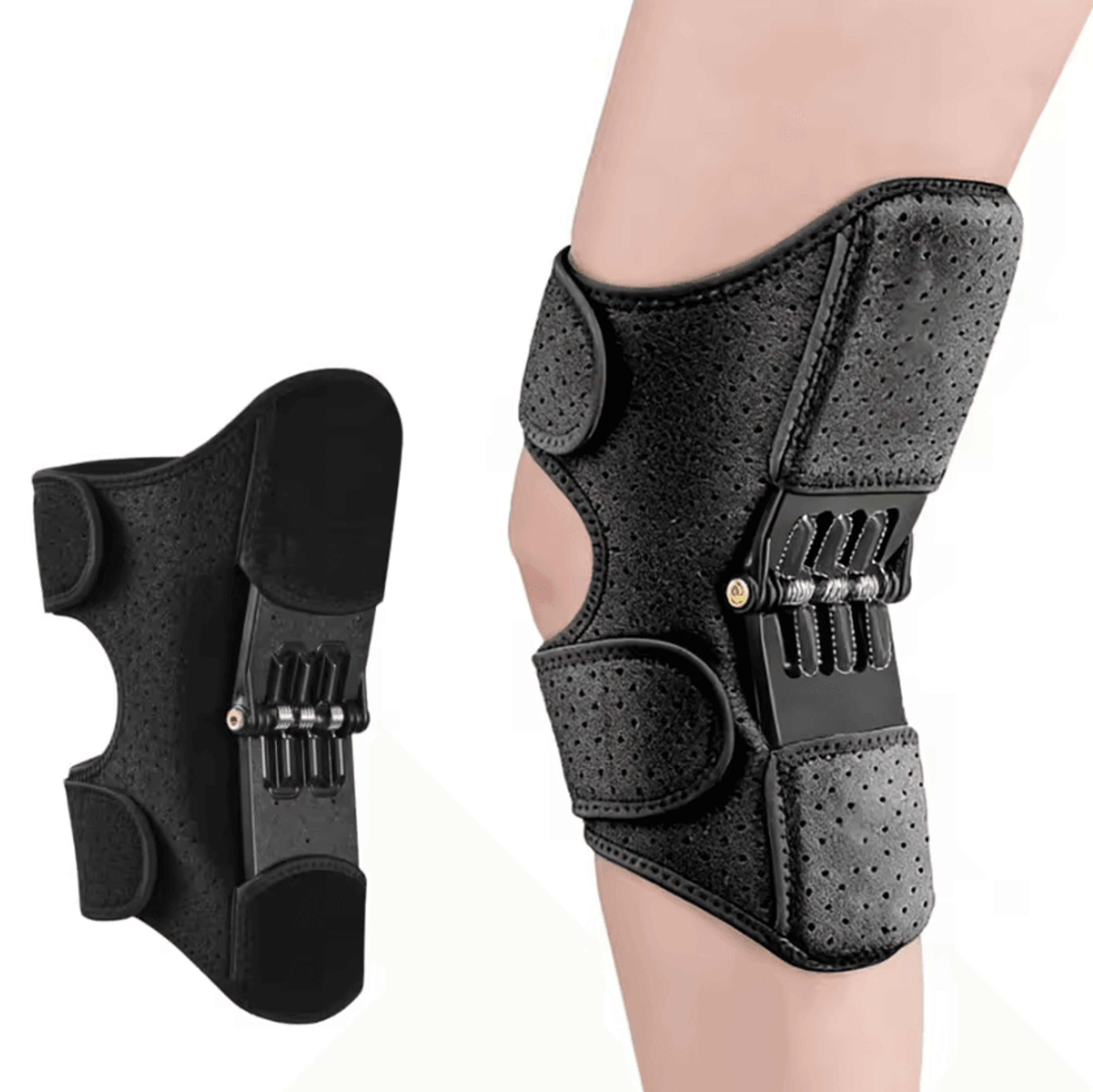 Adjustable Spring Knee Support Brace With Power Lift Assistance And Joint Stabilizer 4