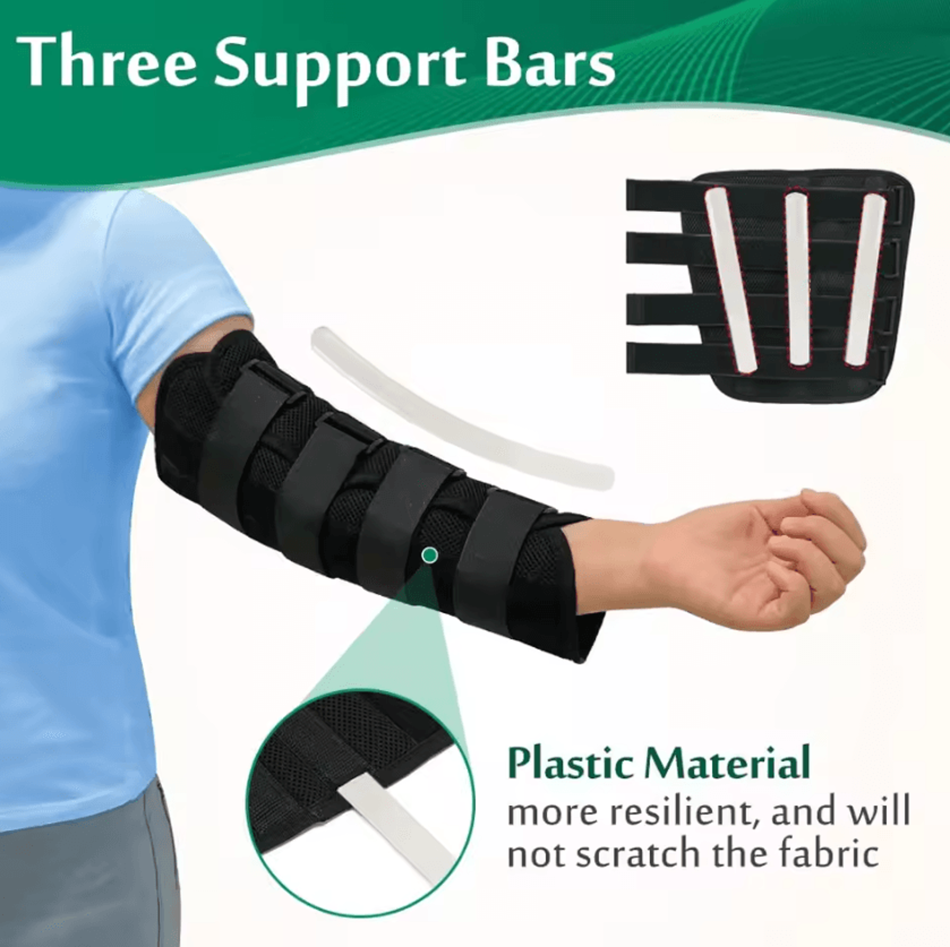 Adjustable Elbow Brace For Cubital Tunnel Syndrome Night Splint With Ulnar Nerve Support 2