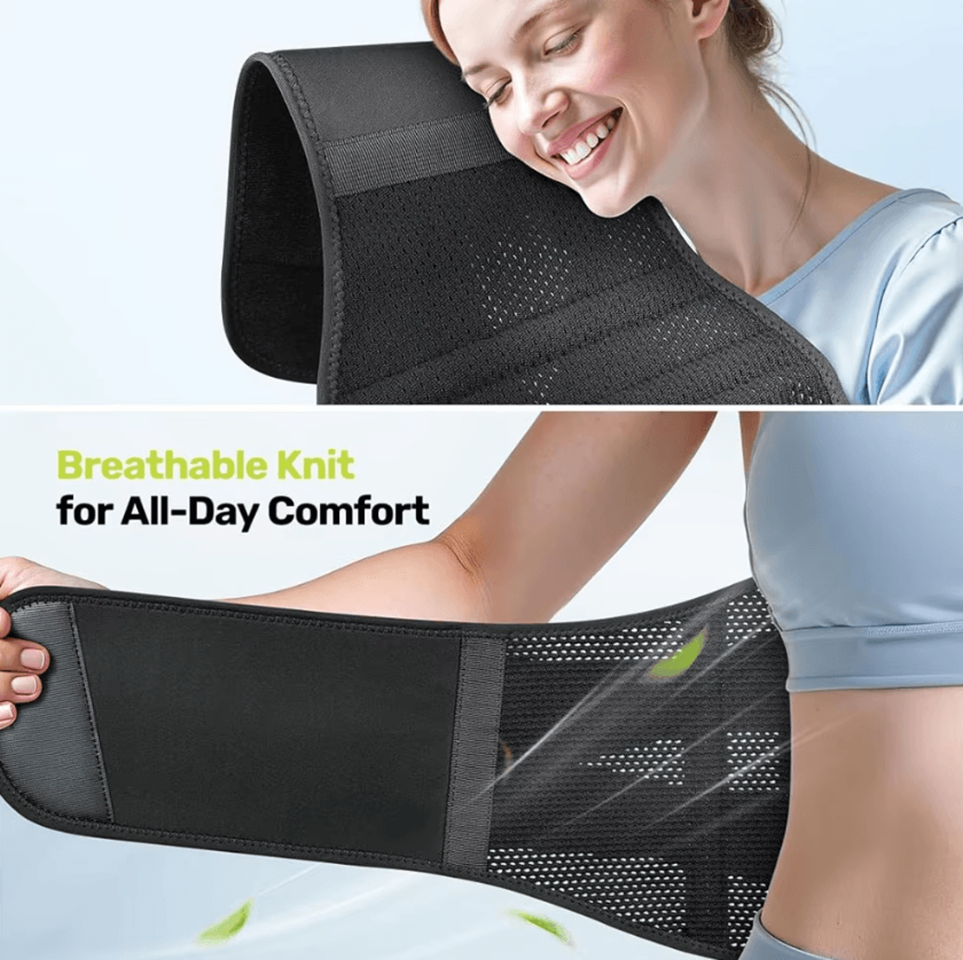 Adjustable Lower Back Brace With Breathable Lumbar Support Belt For Everyday Comfort 3