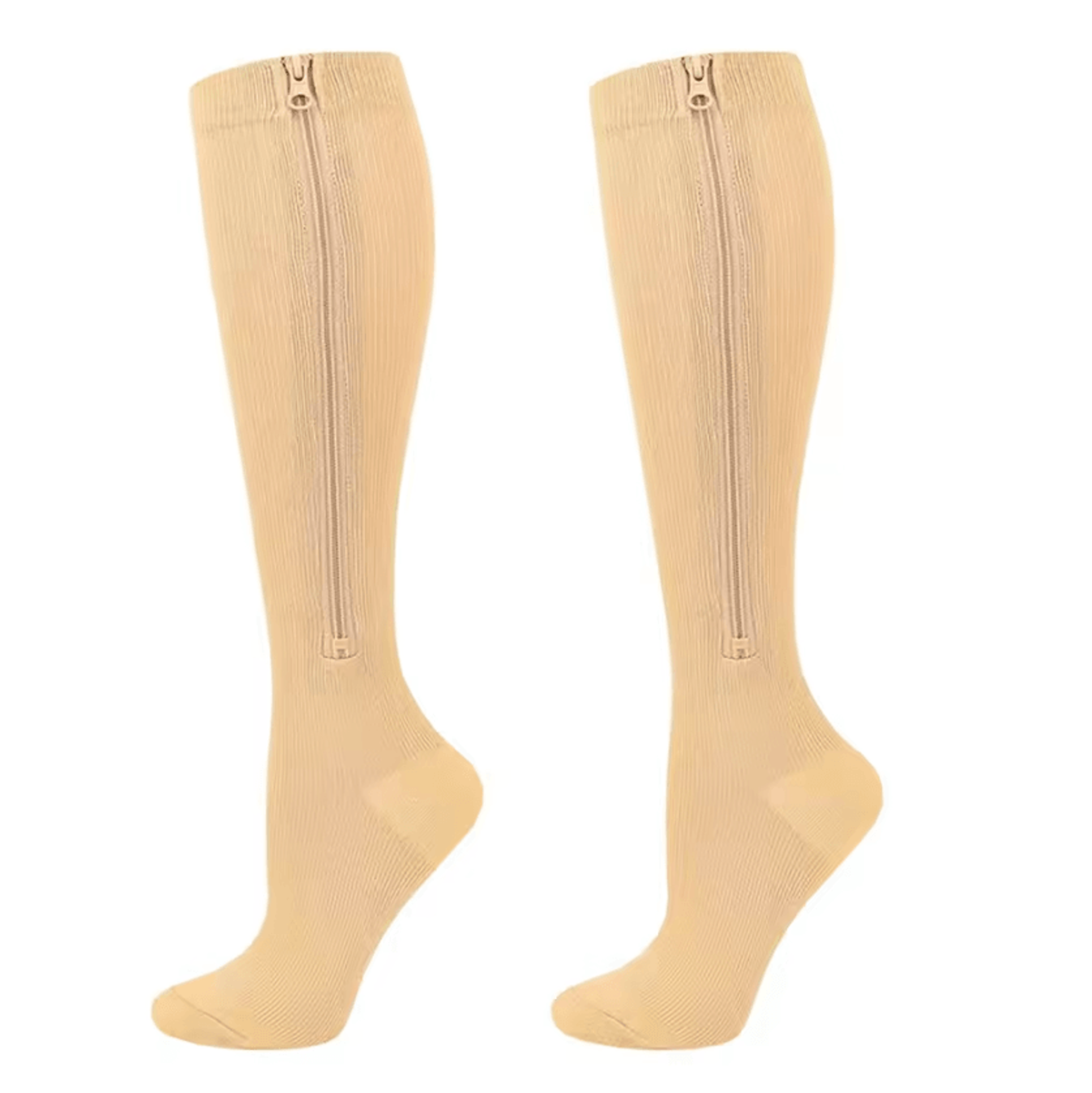 OpenToe Compression Socks With Zipper High Tube Support Socks For Sports And Travel 4