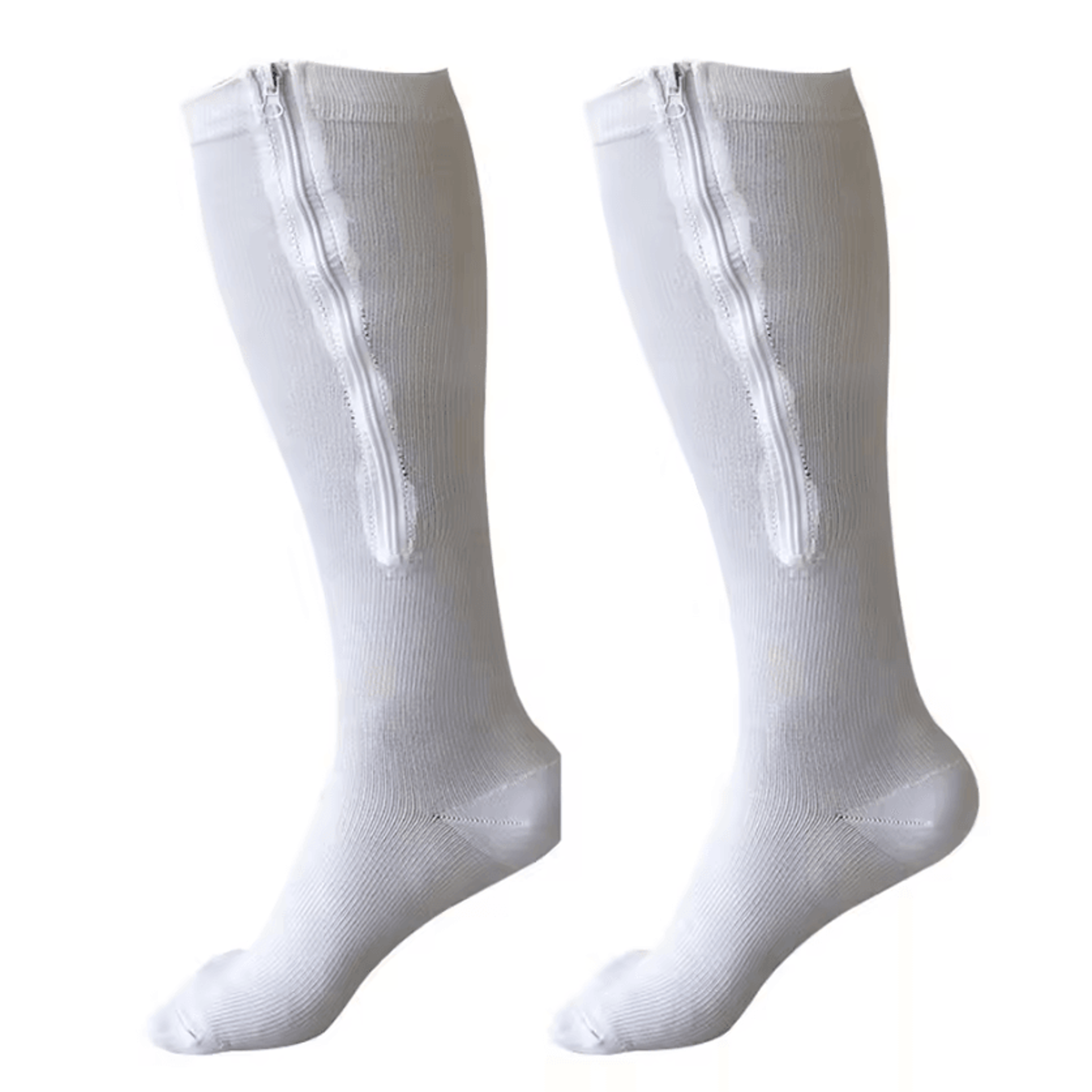 OpenToe Compression Socks With Zipper High Tube Support Socks For Sports And Travel 7