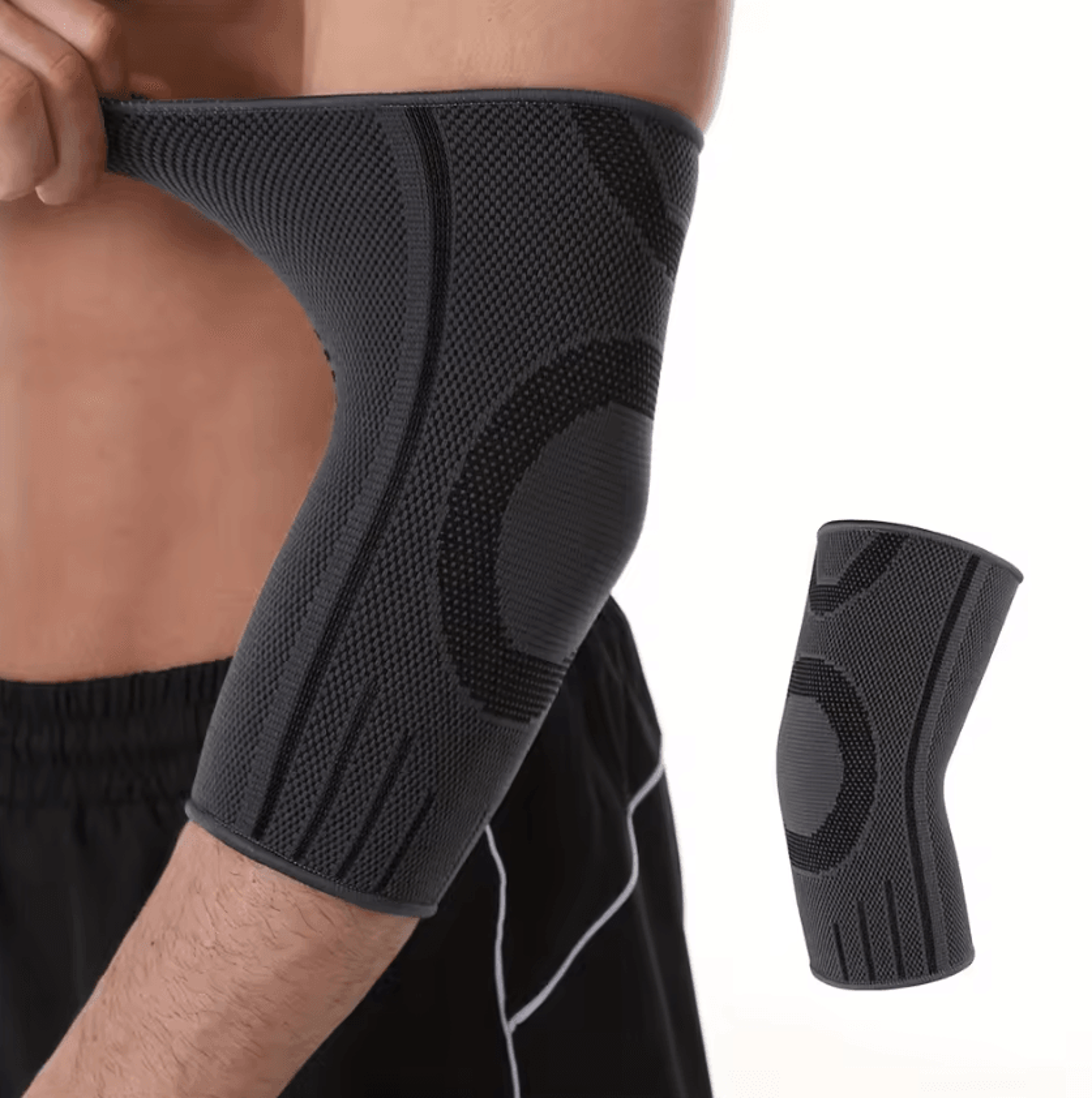 Adjustable Sports Elbow Brace Compression Support Strap For Tennis Gym And Everyday Use 4