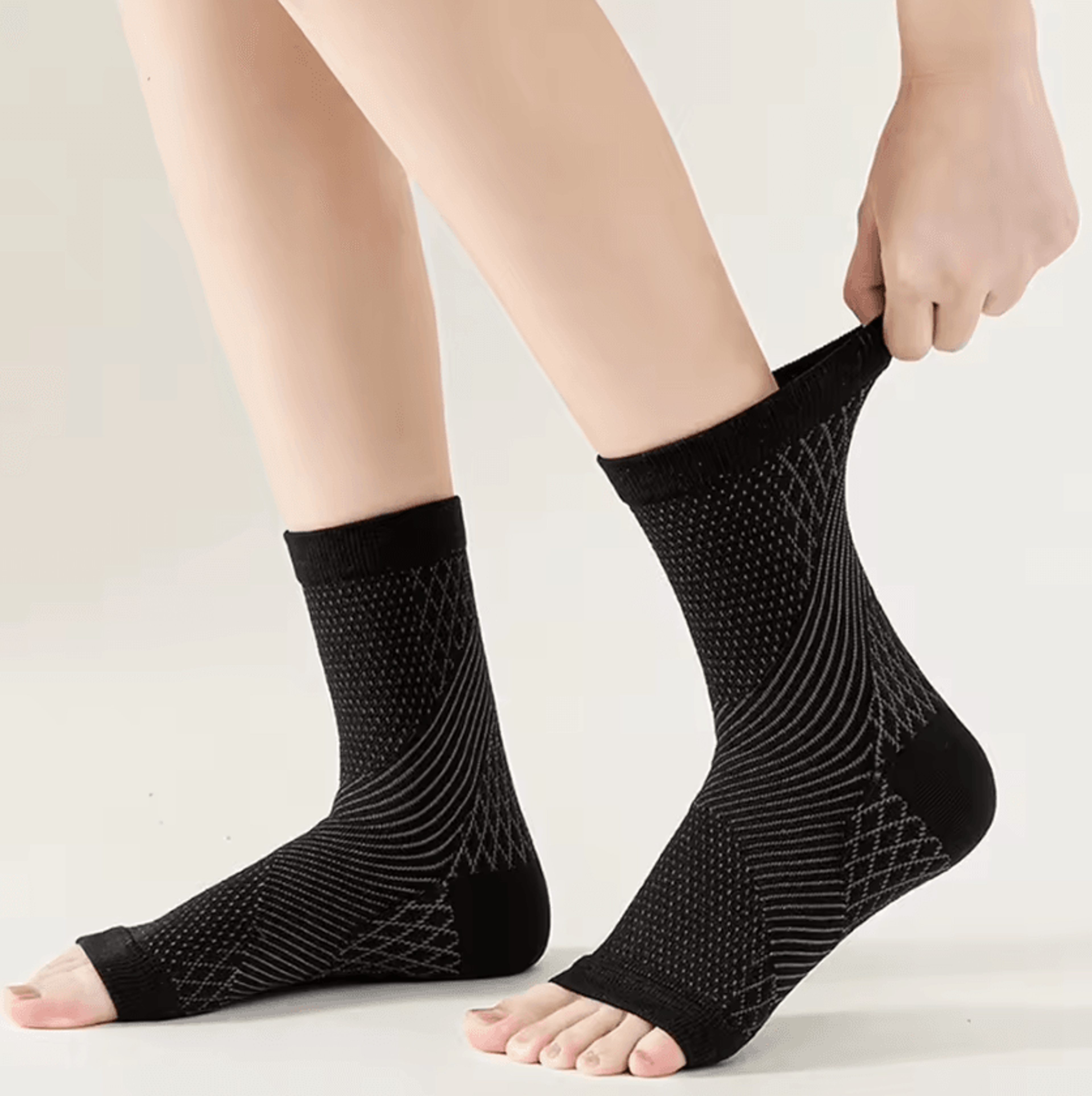 Toeless Neuropathy Compression Socks With Arch Support For Men And Women 4