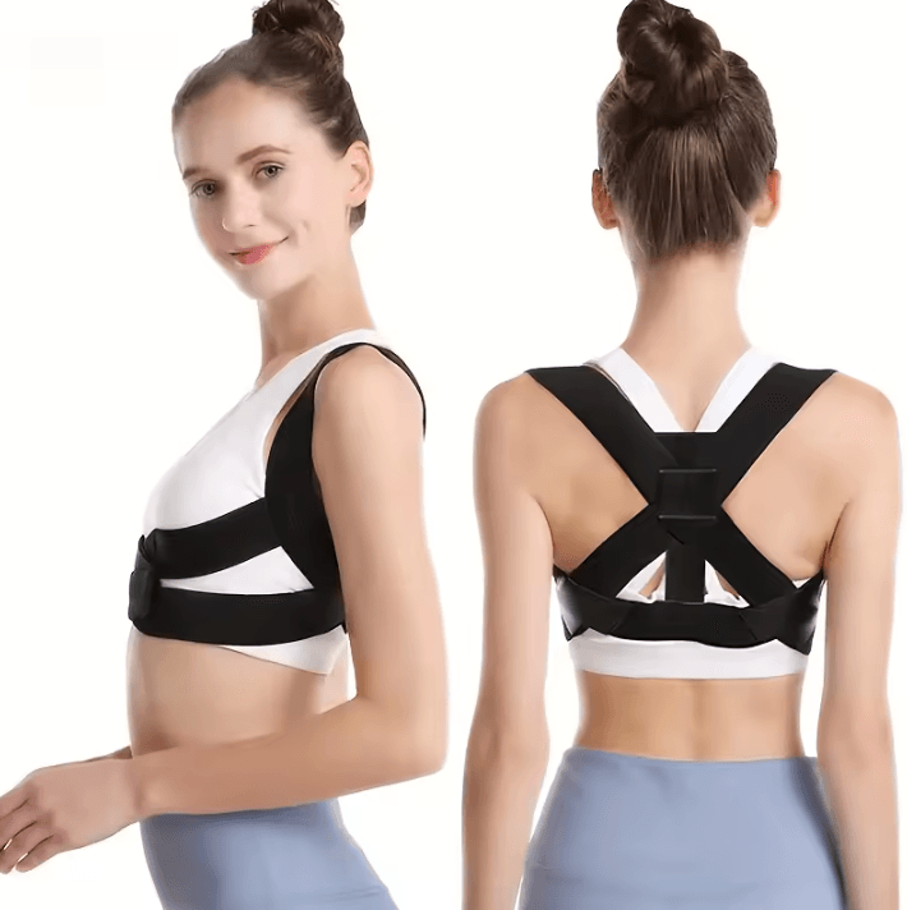 Adjustable Posture Corrector Back Brace For Men  Women With Invisible Shoulder And Lumbar Support 3