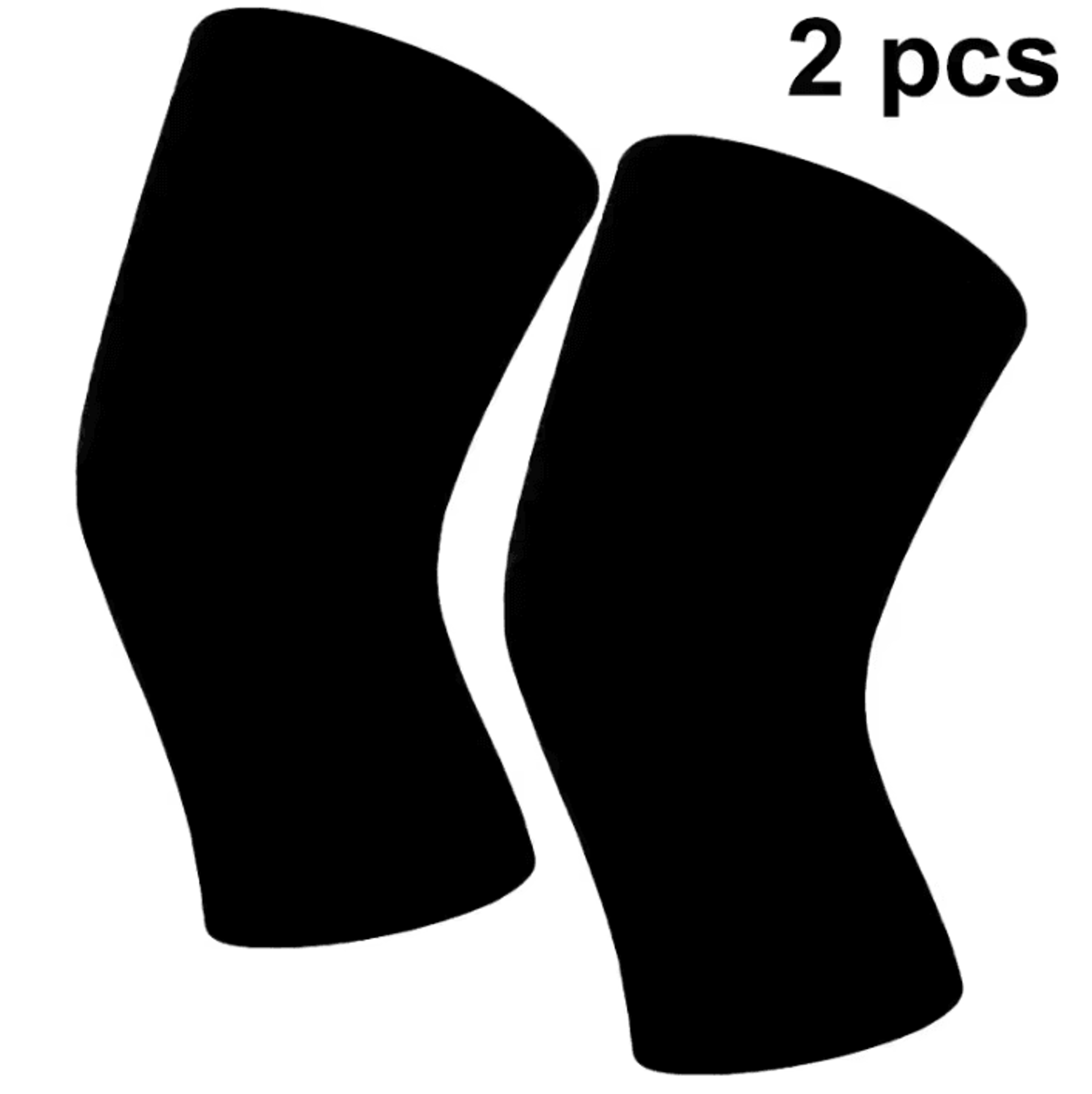 Breathable Bamboo Knee Sleeve Elastic Compression Knee Brace For Men  Women 5