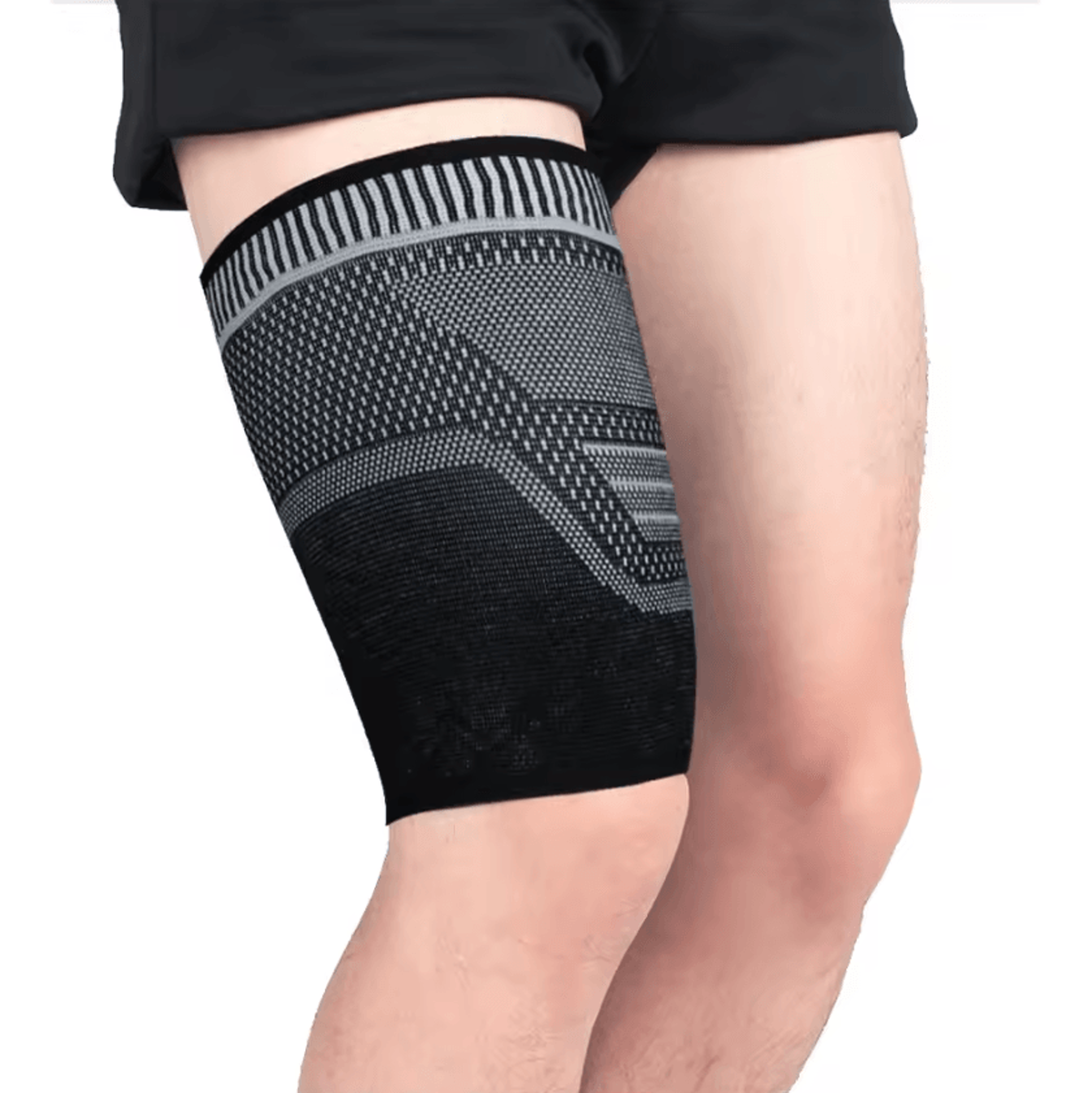 Adjustable Thigh Compression Sleeve AntiSlip Upper Leg Support For Quad Hamstring  Sports Performan 6