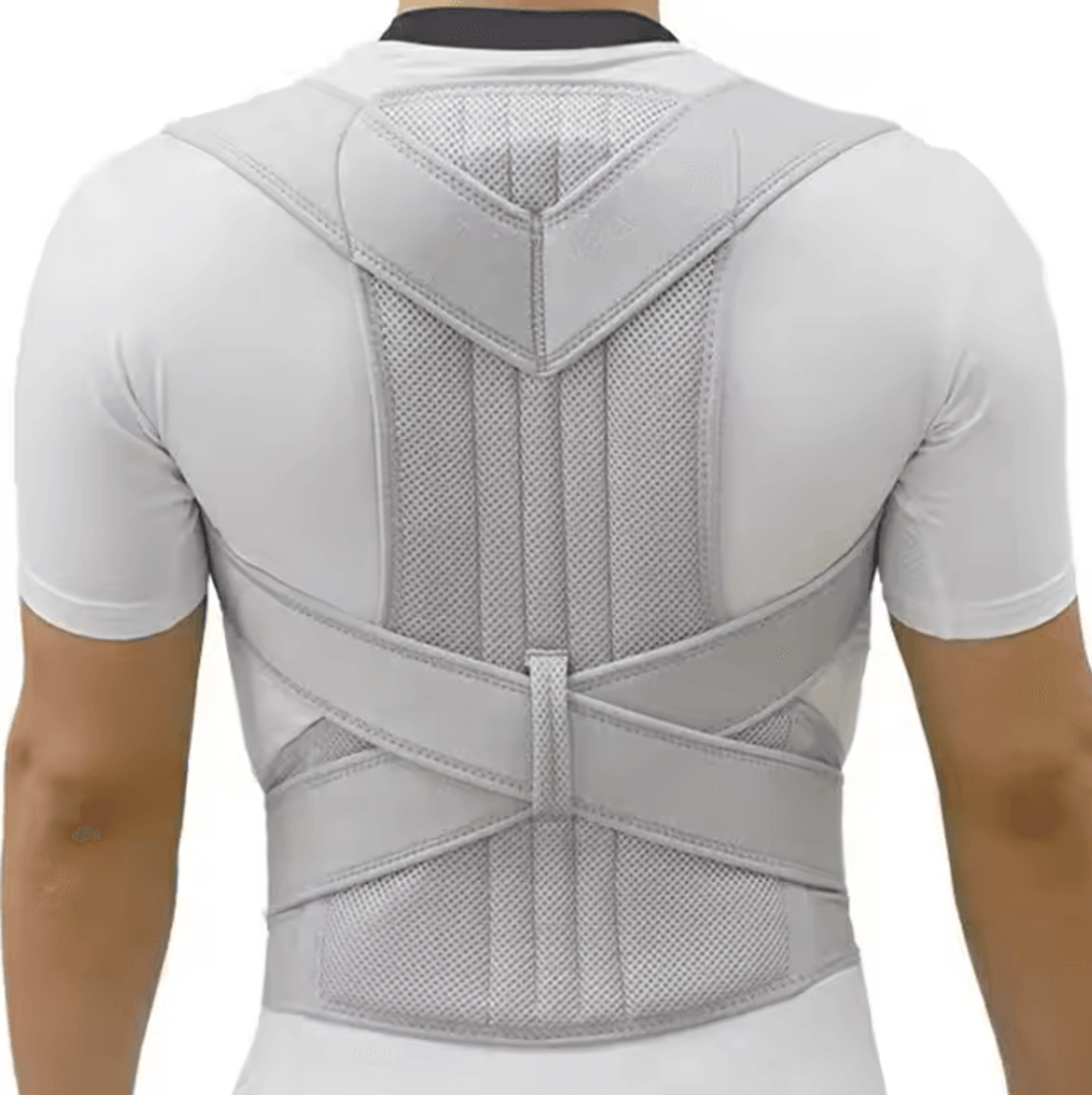 Posture Corrector Back Brace With Alloy Support Bars  Adjustable Scoliosis Support Brace For Spine  4