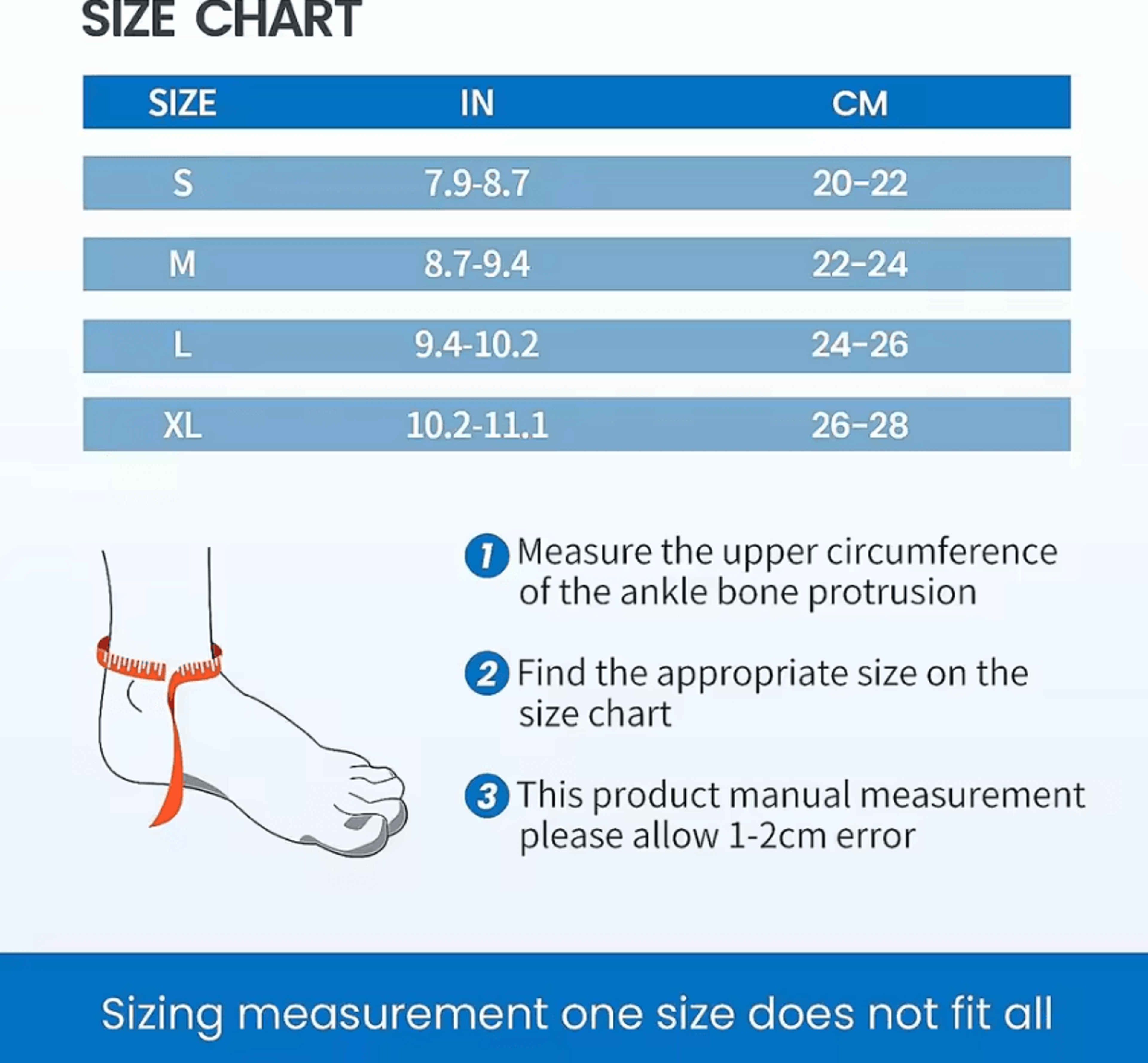 Adjustable Ankle Brace  Breathable Compression Ankle Support For Men  Women With Secure Wrap Design 3