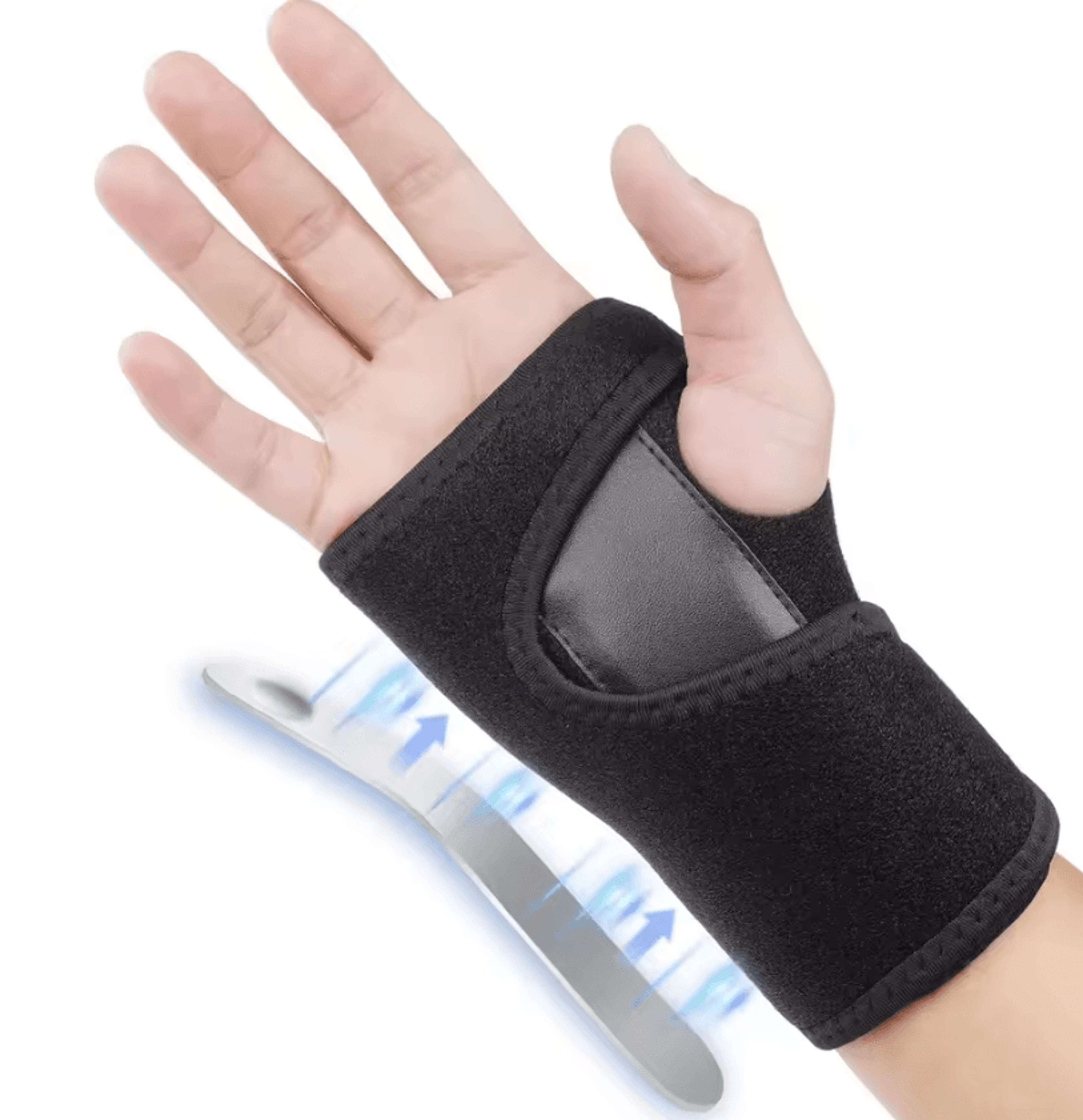 Adjustable Carpal Tunnel Wrist Brace  Left  Right Hand Night Wrist Support For Men  Women 5