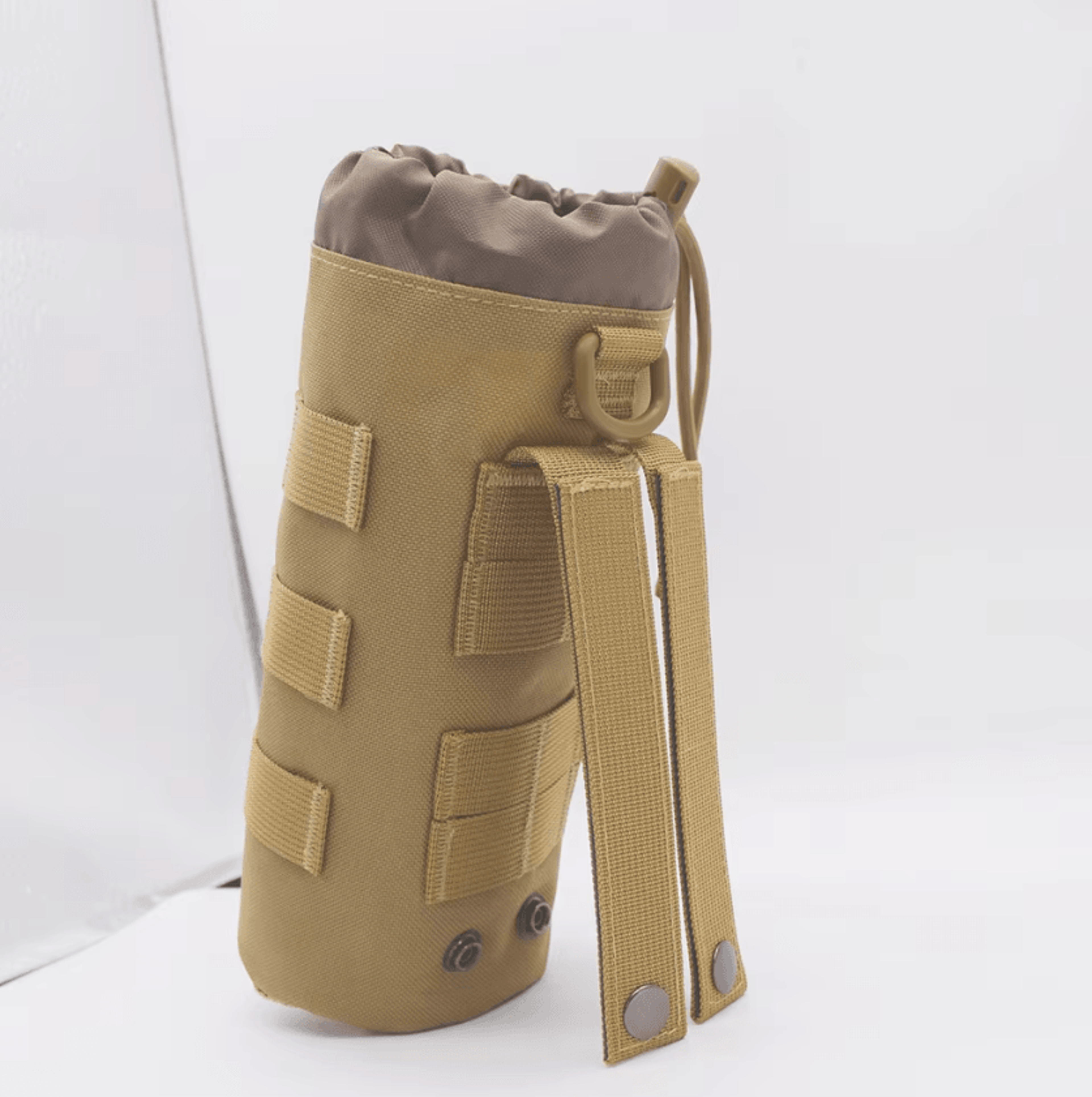 Tactical MOLLE Water Bottle Holder Pouch With Drawstring 2