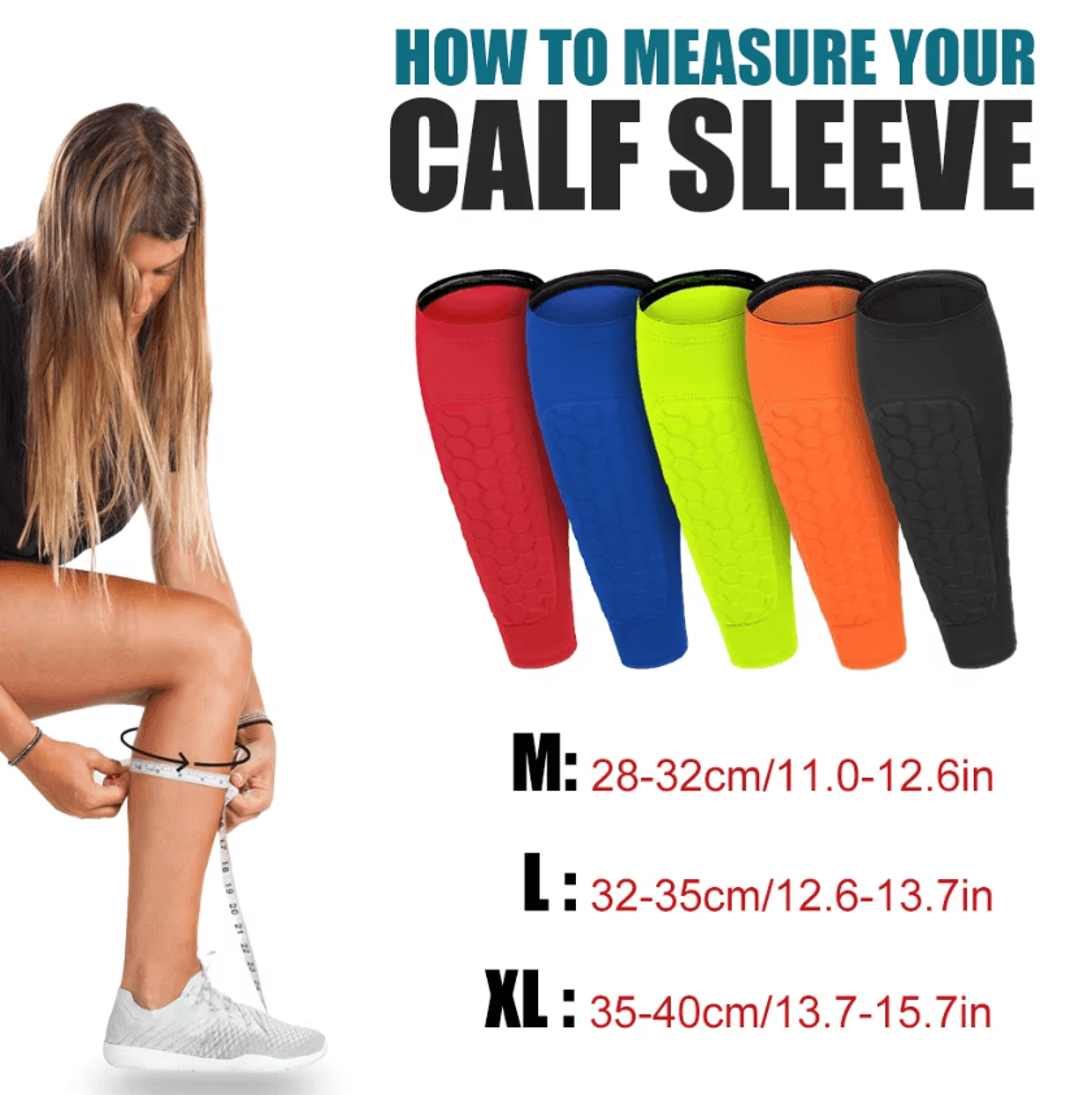 Soccer Shin Guard Compression Sleeve With Honeycomb Padding For Kids And Adults 1
